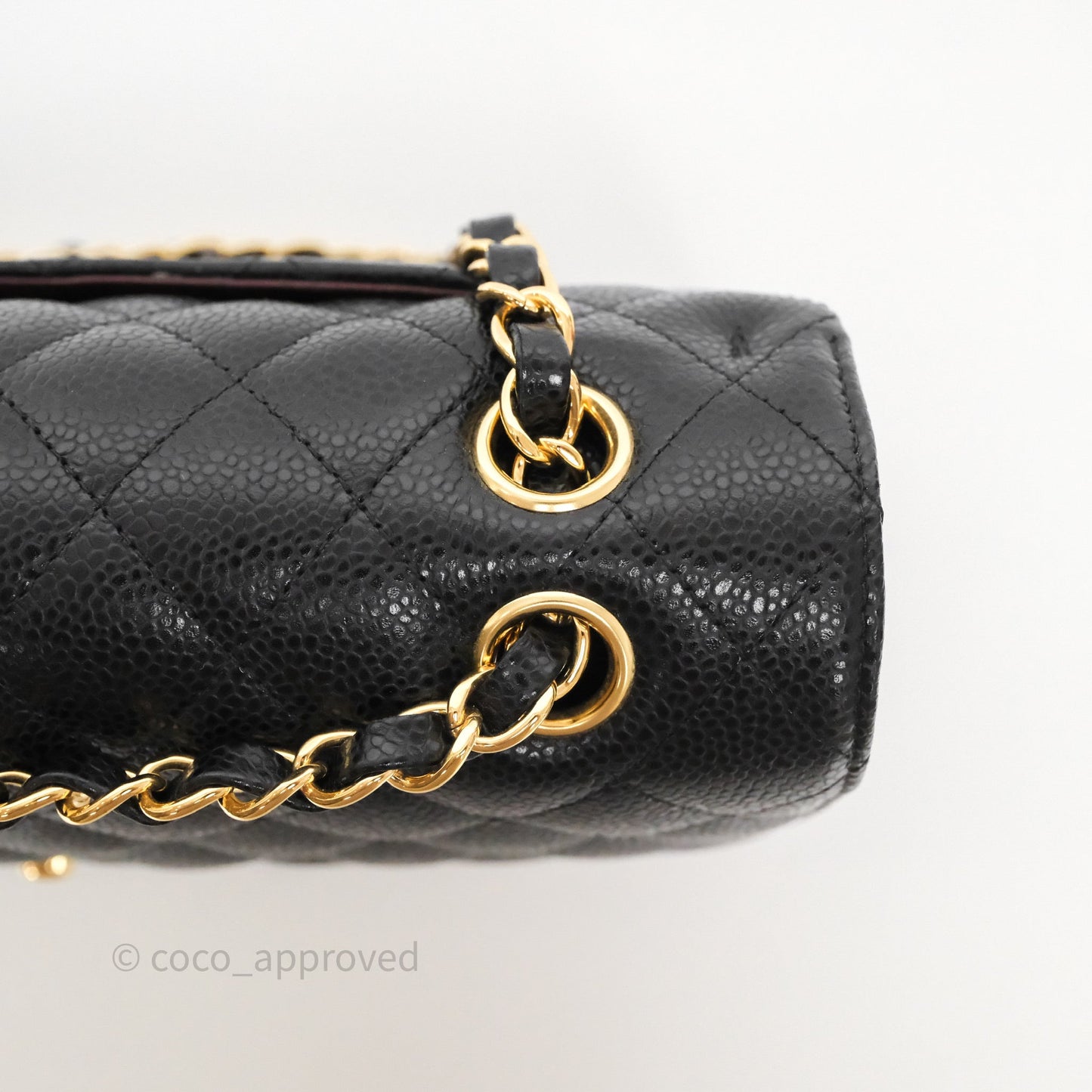 Chanel Classic M/L Medium Flap Quilted Black Caviar Gold Hardware