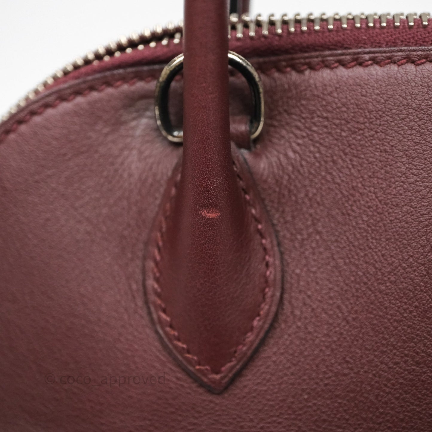 Hermès Bolide 27 Prune 58 Swift Palladium Hardware