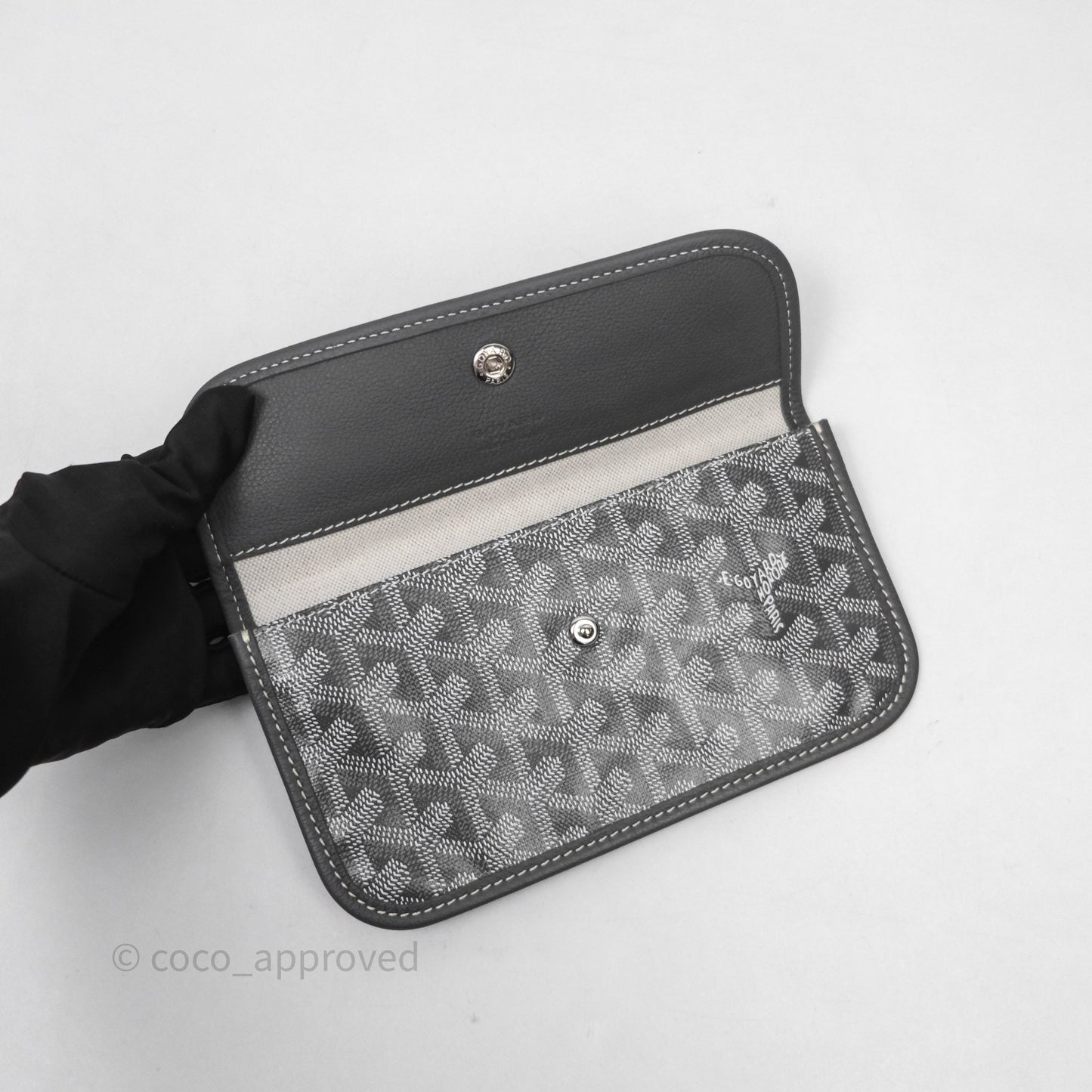 Goyard St Louis Tote PM Grey