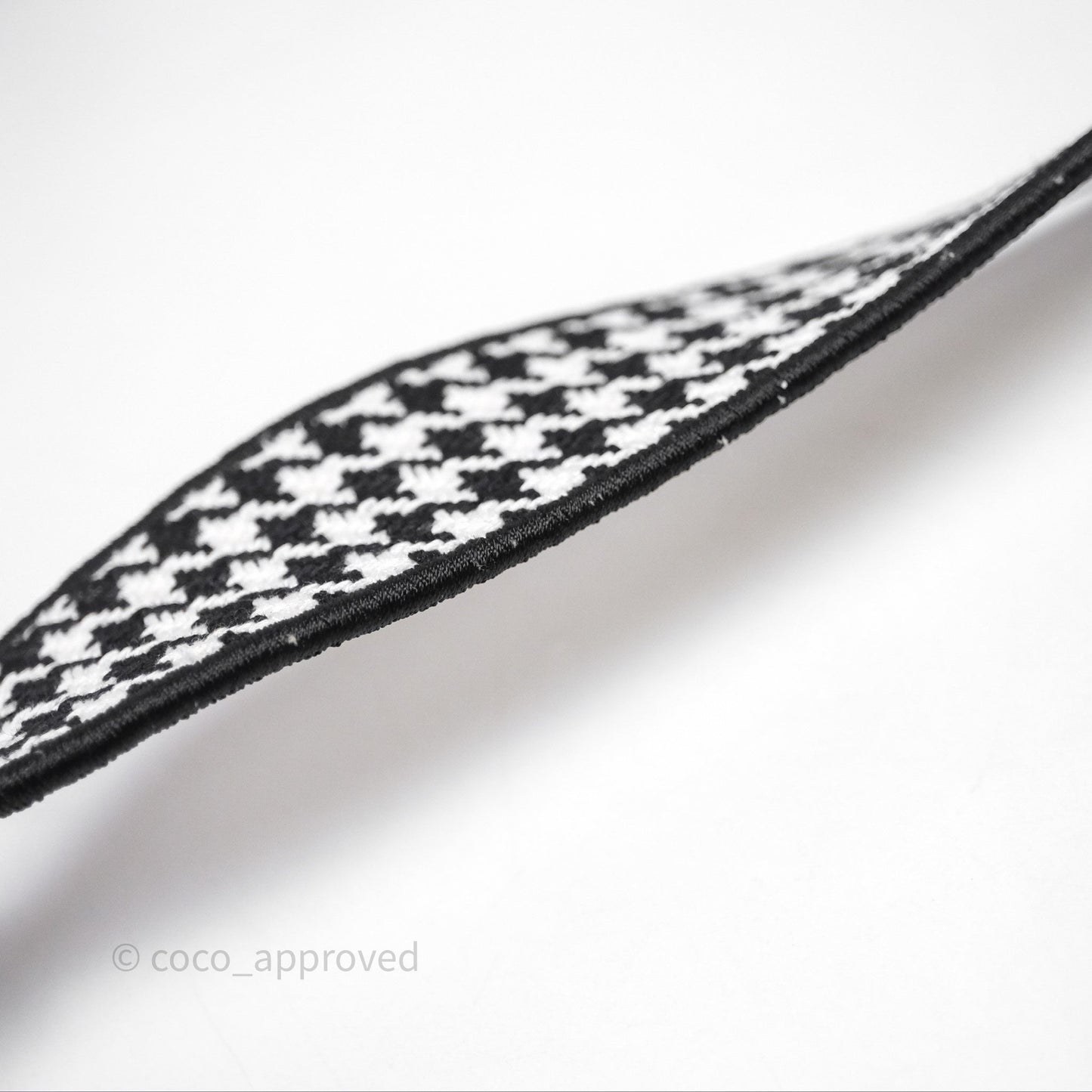 Christian Dior Mini Lady D-Lite Bag Black White Houndstooth