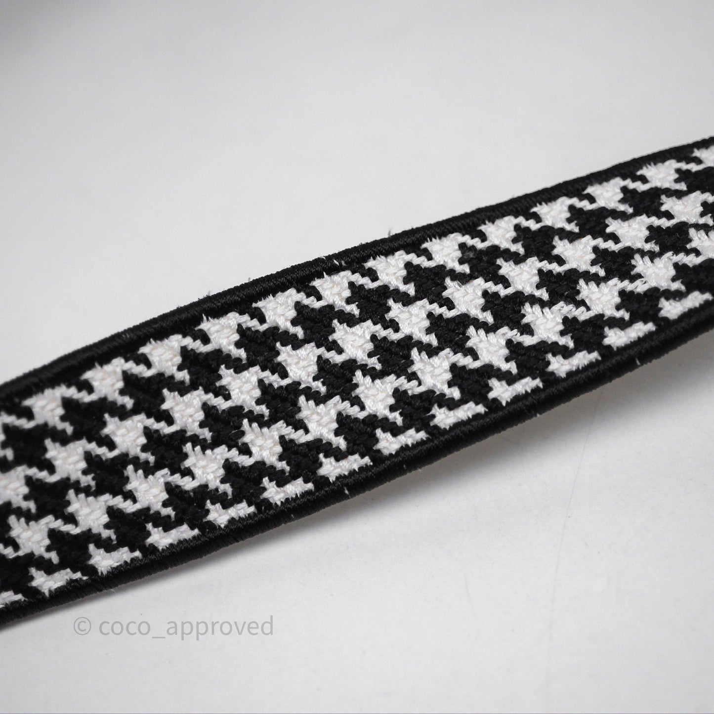 Christian Dior Mini Lady D-Lite Bag Black White Houndstooth