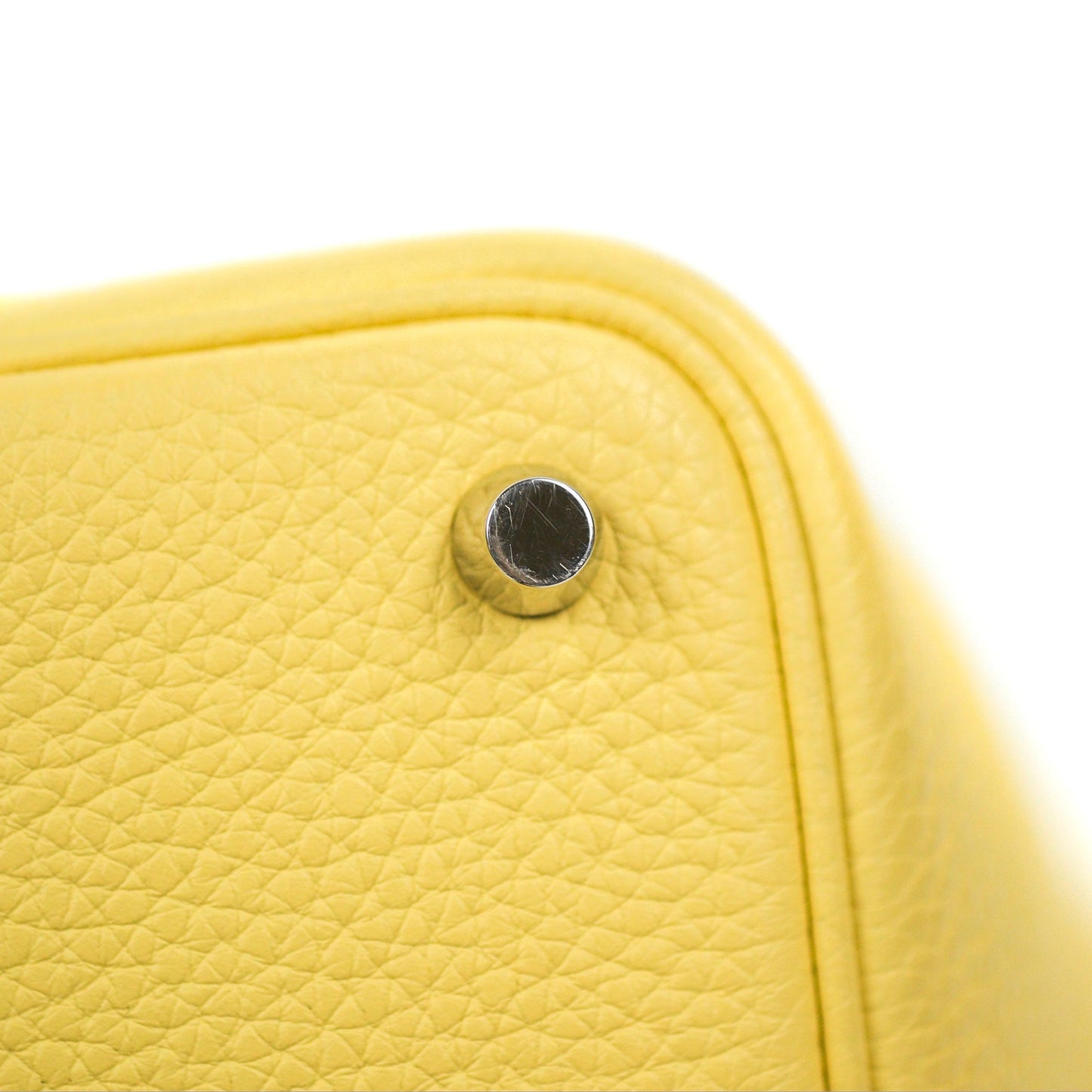 Hermès Picotin Lock 18 Jaune Poussin Taurillon Clemence Palladium Hardware
