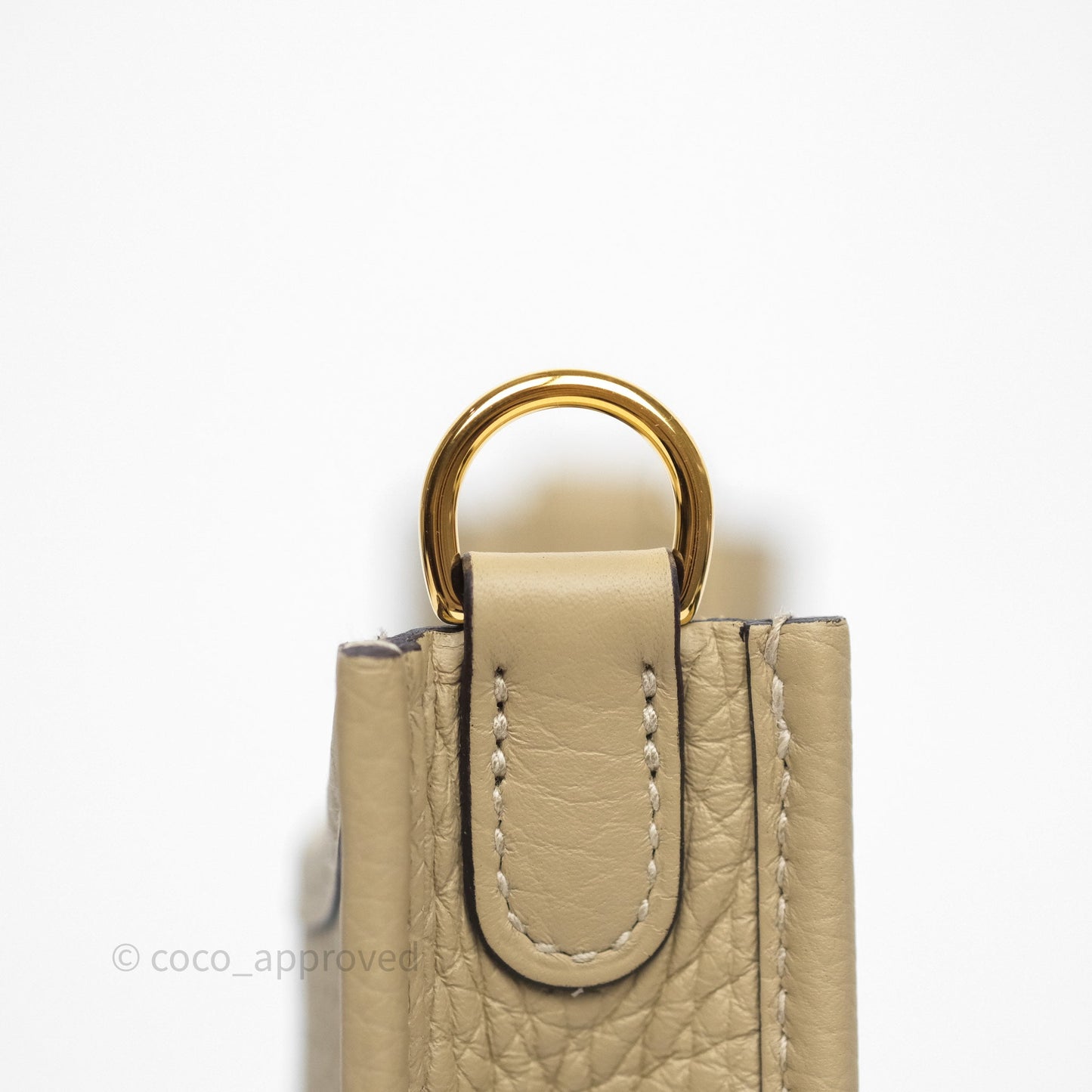 Hermès Mini Evelyne 16 Trench Clemence Gold Hardware