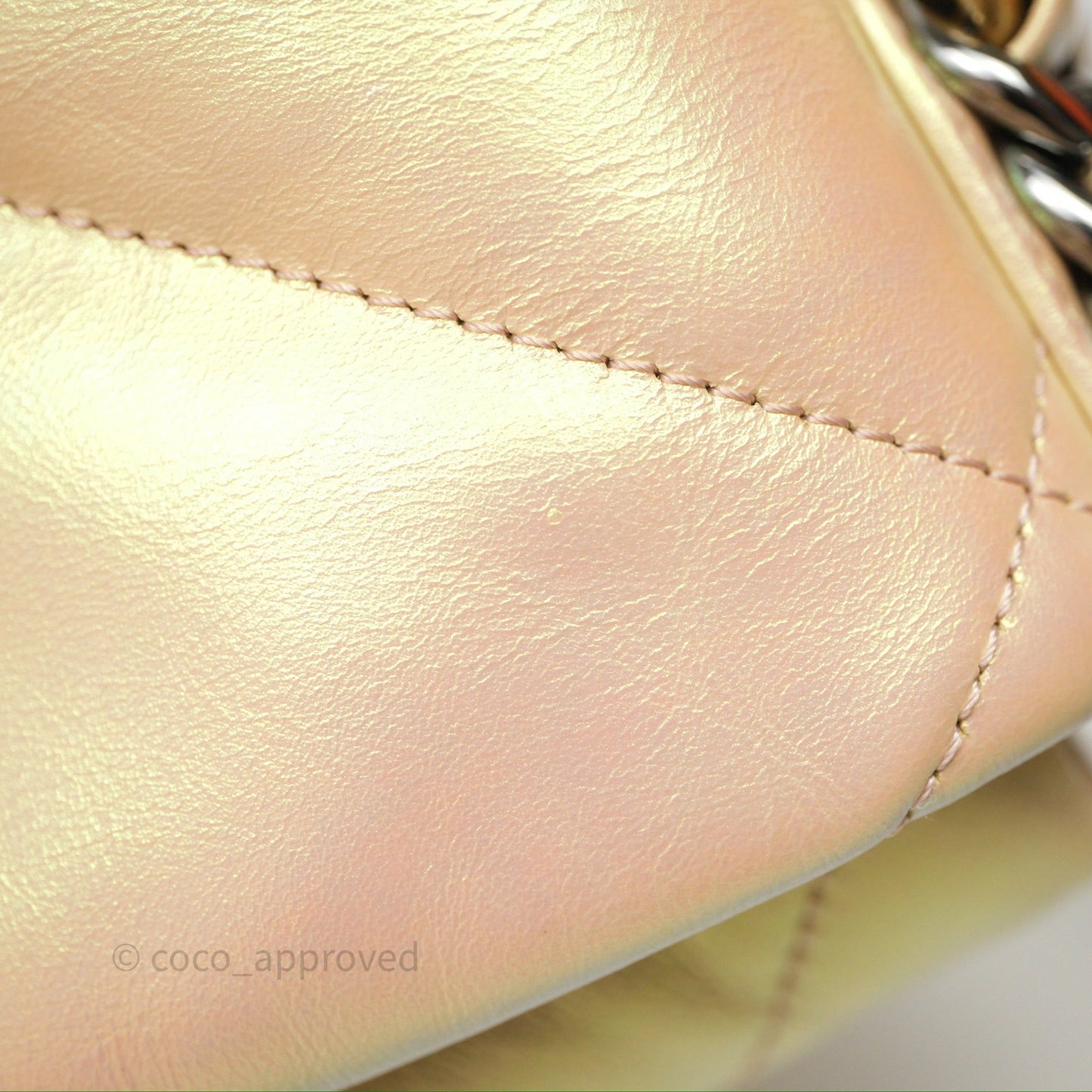 Chanel 19 Small Iridescent Pink Mixed Hardware