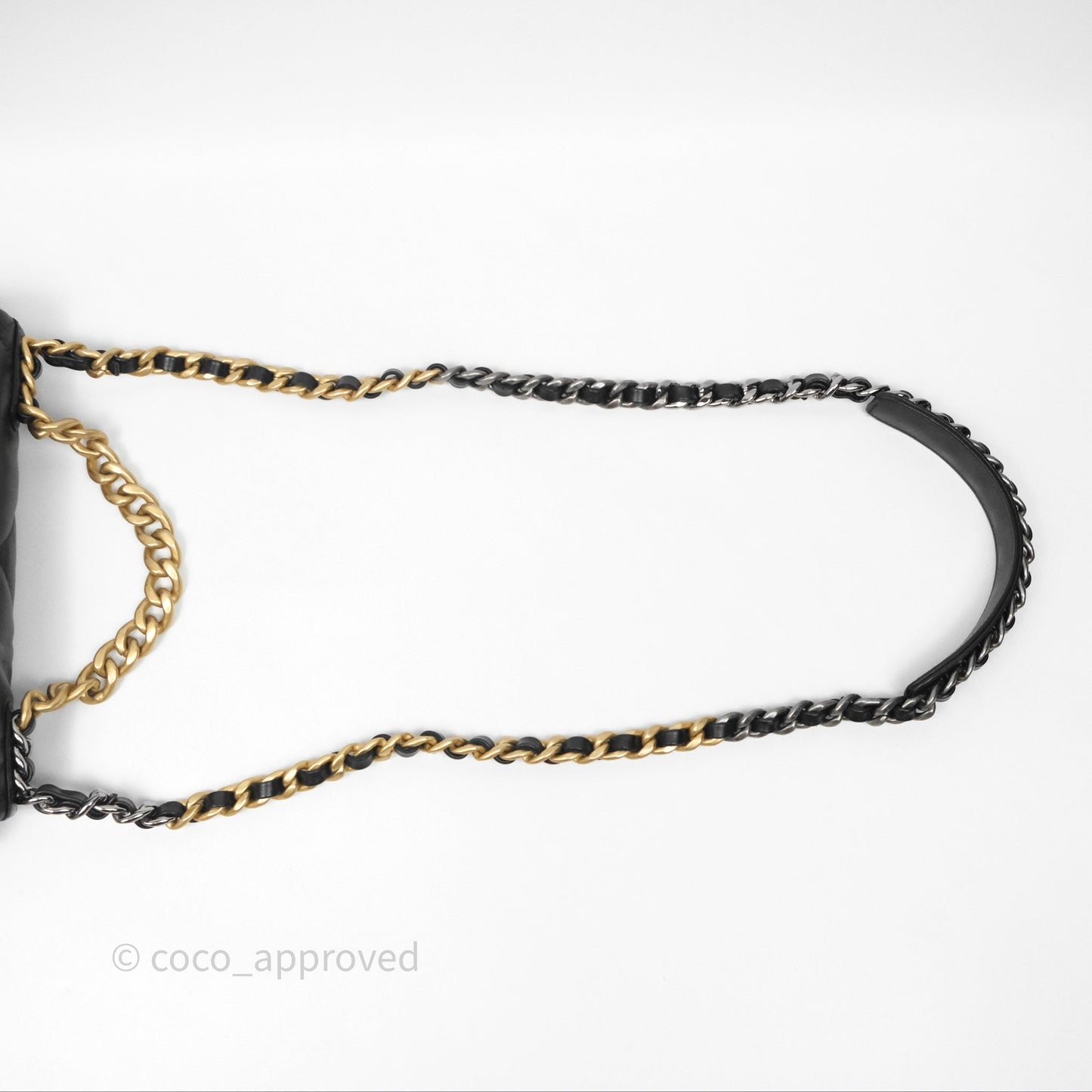 Chanel 19 Small Black Goatskin Mixed Hardware