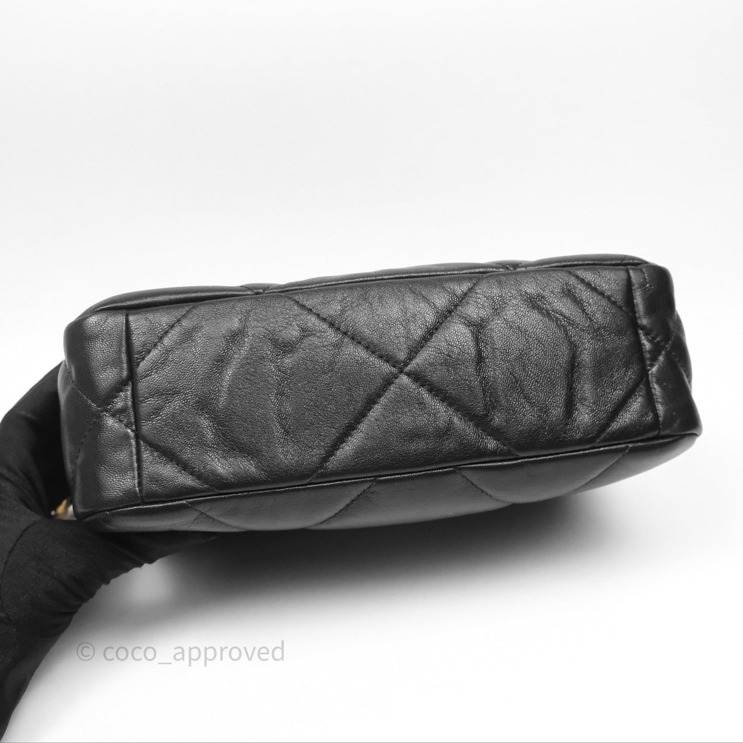 Chanel 19 Small Black Goatskin Mixed Hardware