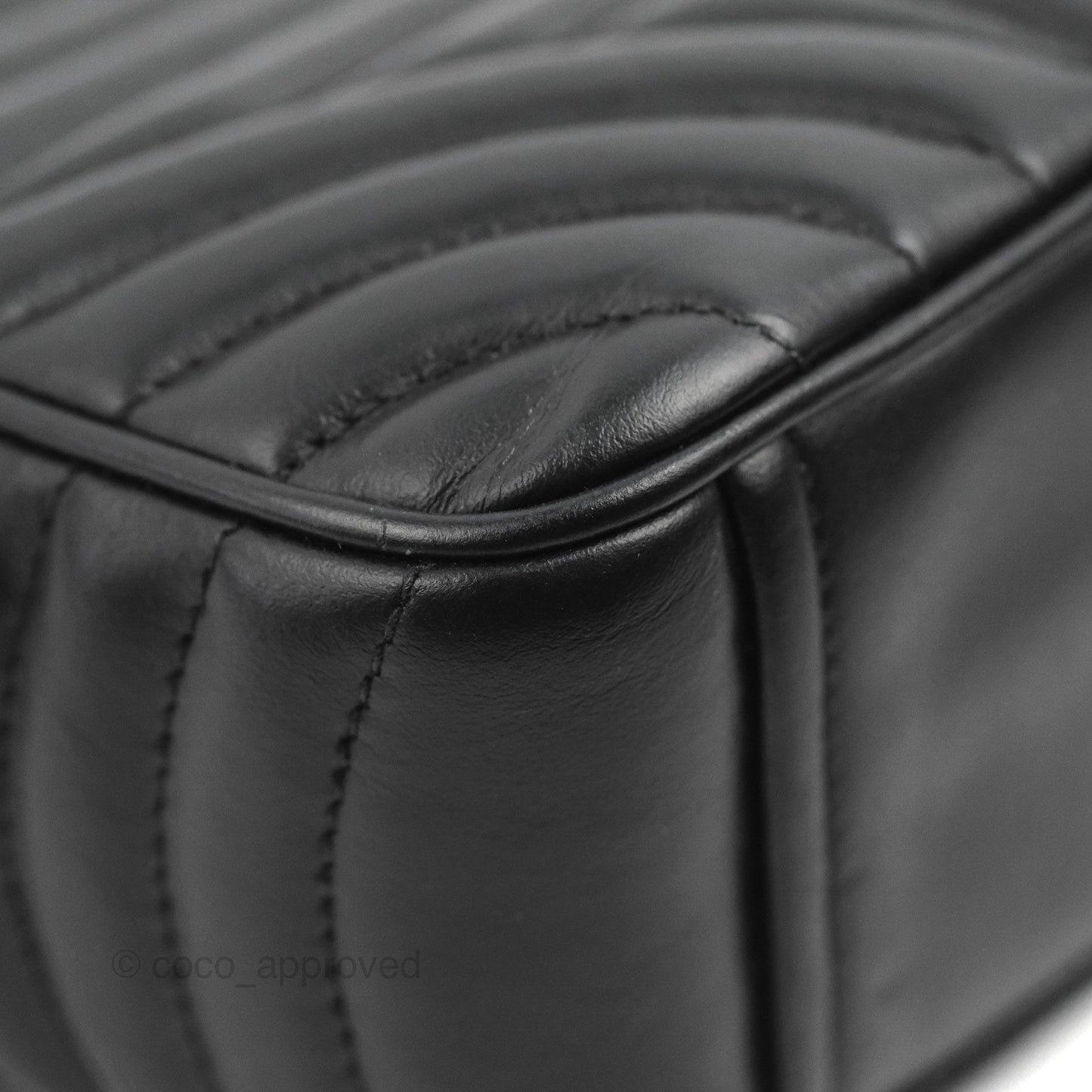 Prada Diagramme Shoulder Bag Black Calfskin