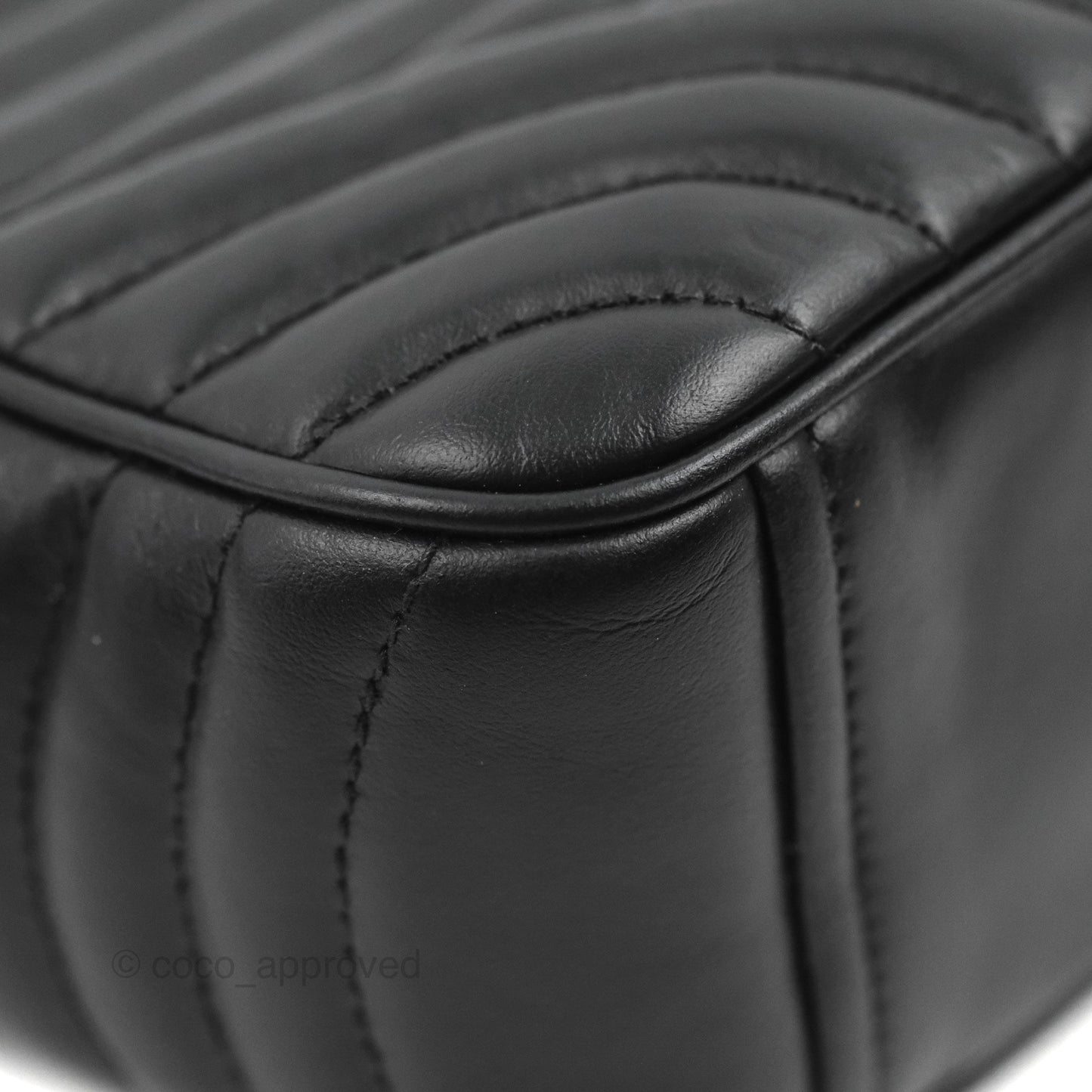 Prada Diagramme Shoulder Bag Black Calfskin