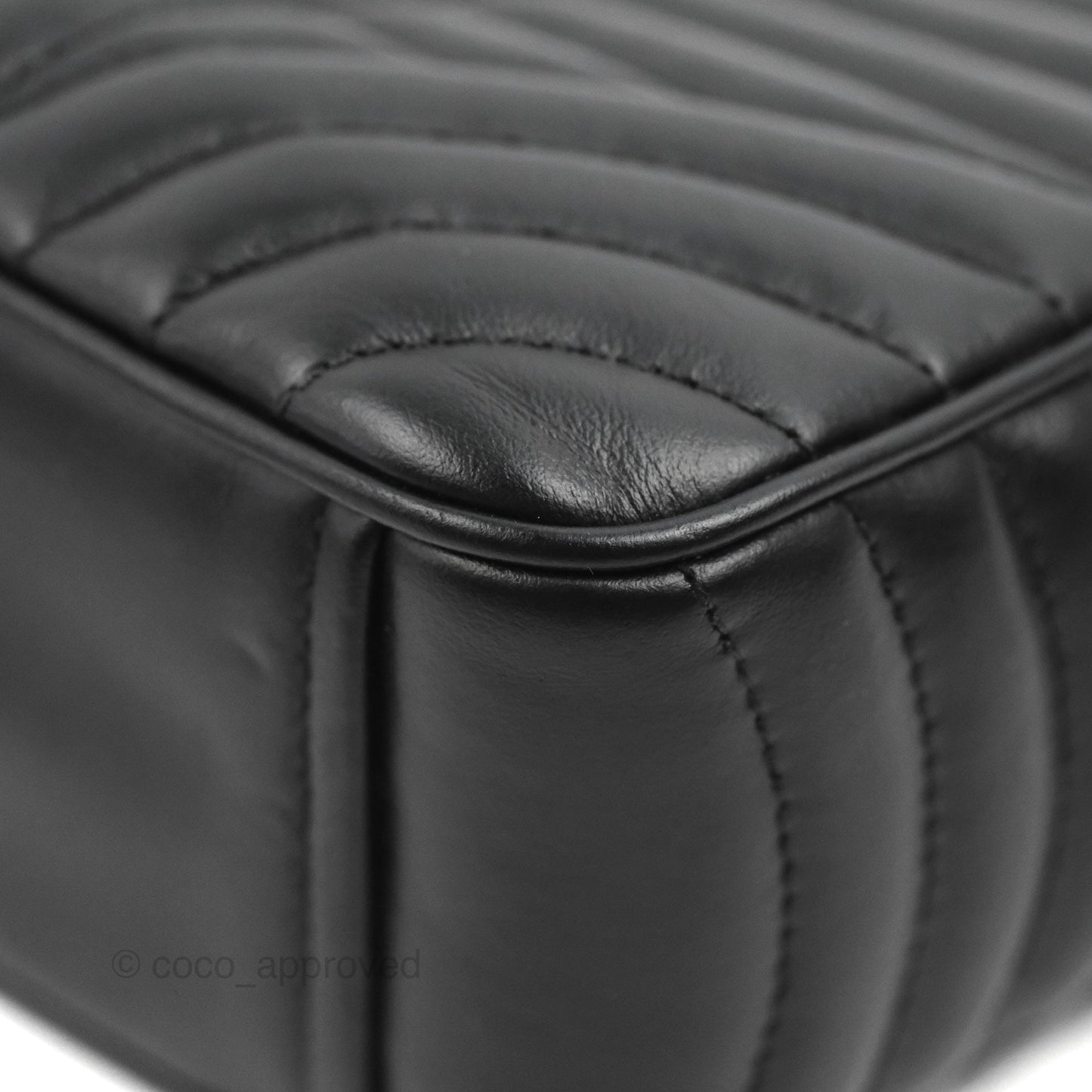Prada Diagramme Shoulder Bag Black Calfskin