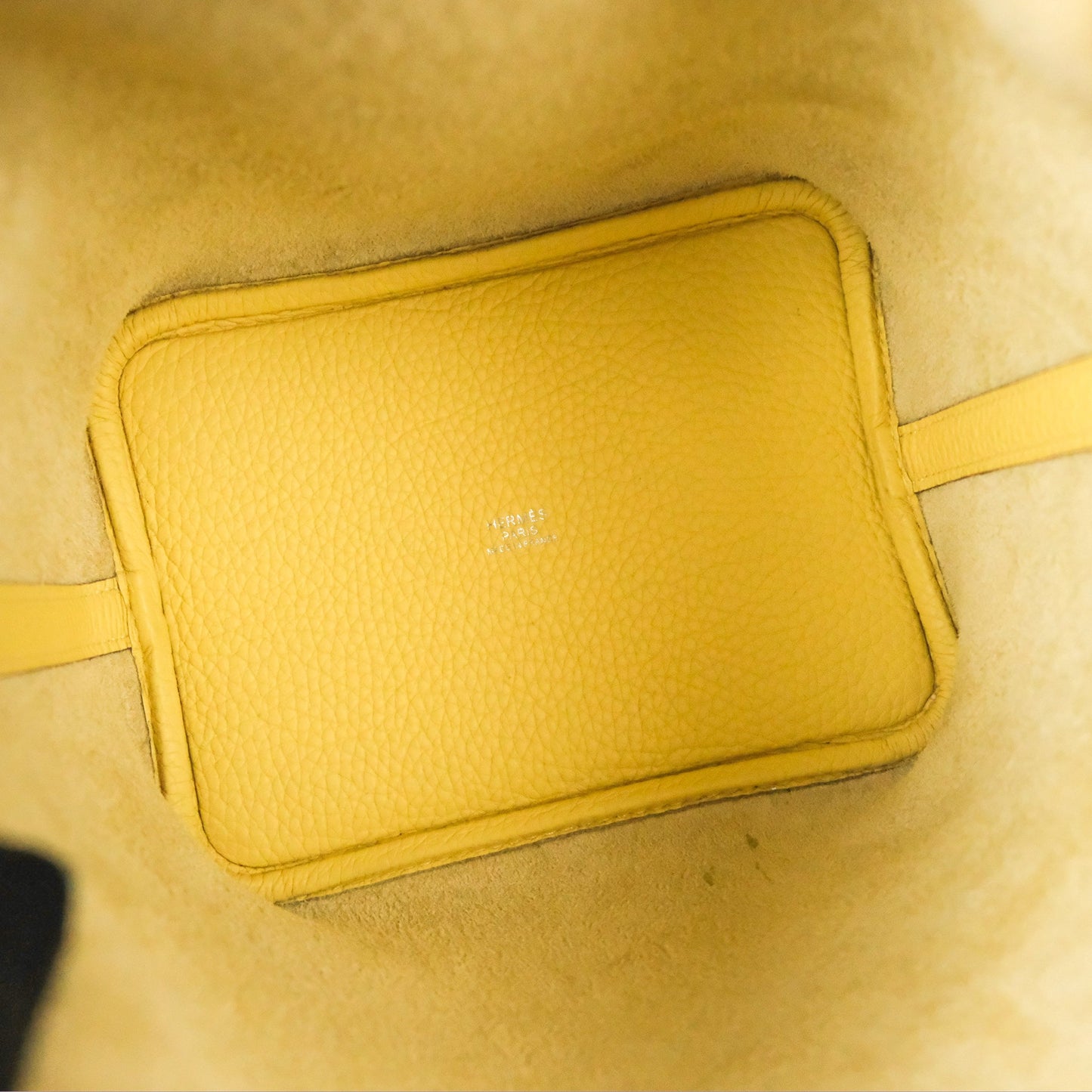 Hermès Picotin Lock 18 Jaune Poussin Taurillon Clemence Palladium Hardware