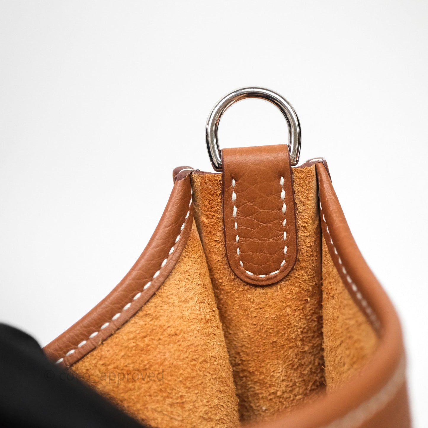 Hermès Mini Evelyne 16 Amazone Gold/ Cornaline-Blanc Clemence Palladium Hardware