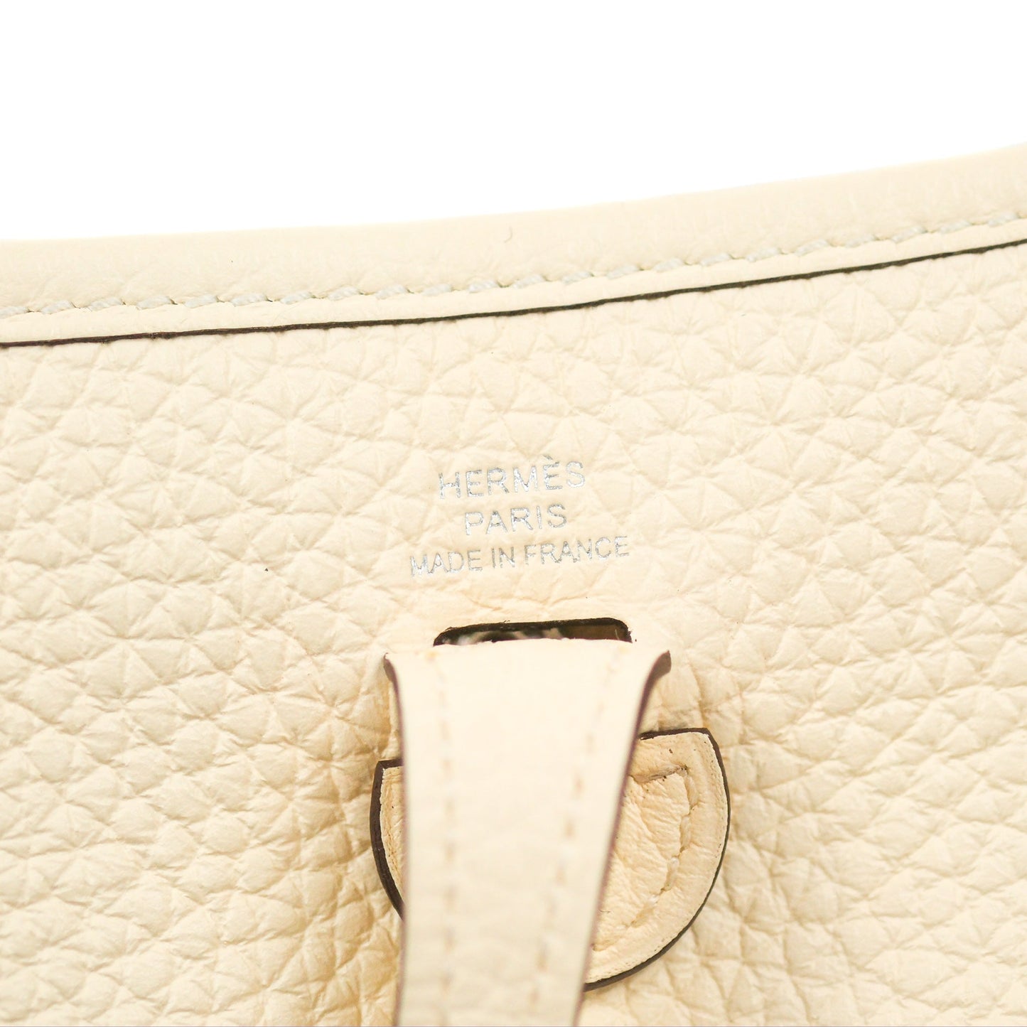 Hermès Mini Evelyne 16 Nata Clemence Palladium Hardware