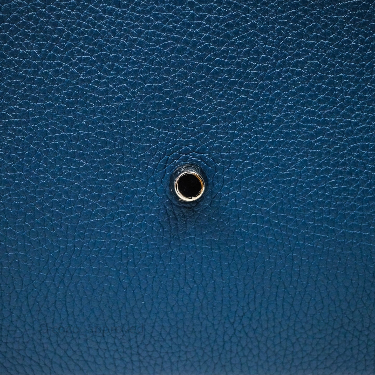 Hermès Lindy 30 Bleu Colvert 1P Clemence Palladium Hardware