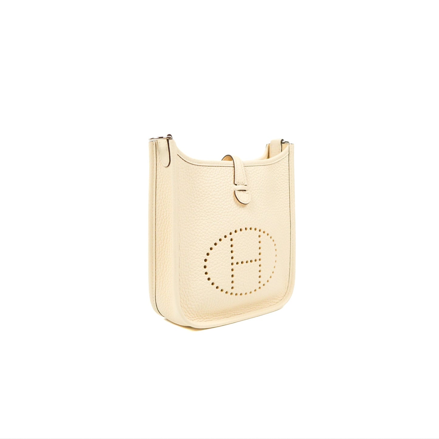 Hermès Mini Evelyne 16 Nata Clemence Palladium Hardware