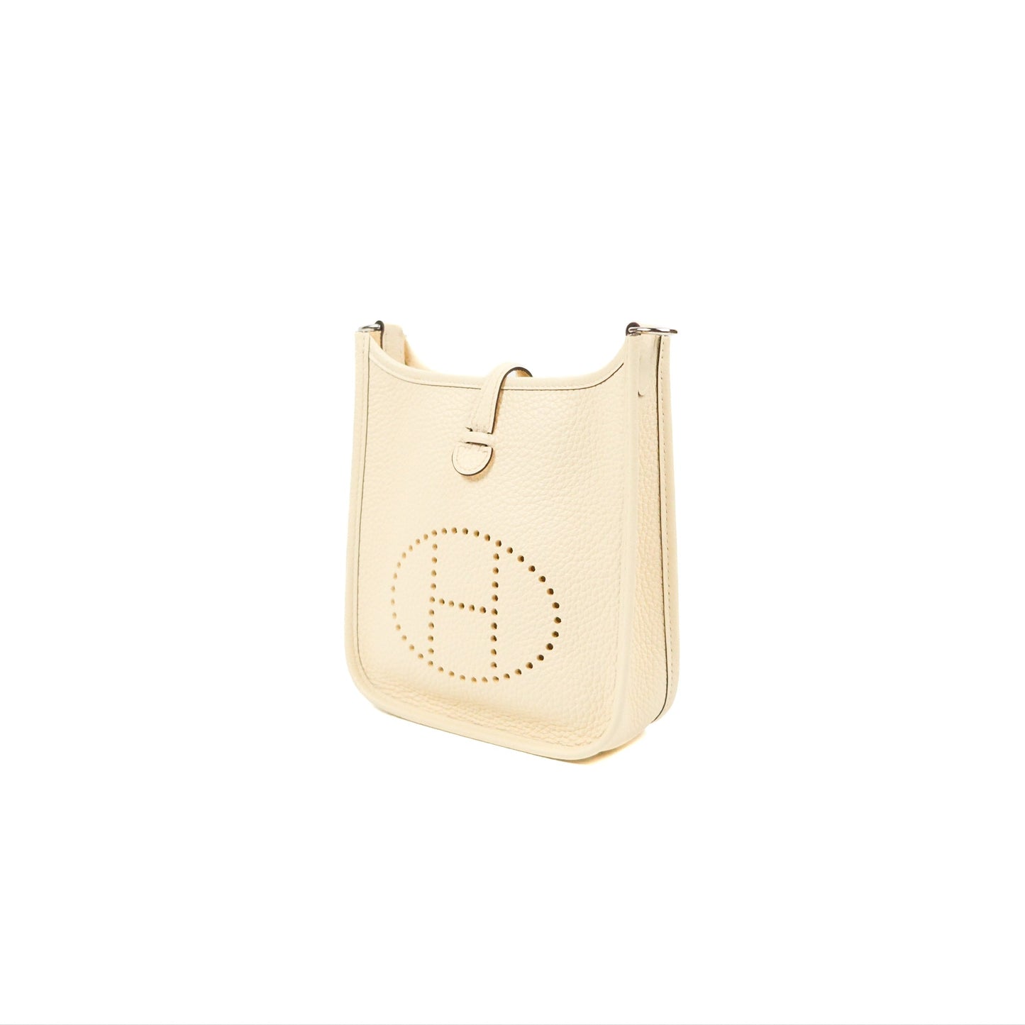 Hermès Mini Evelyne 16 Nata Clemence Palladium Hardware