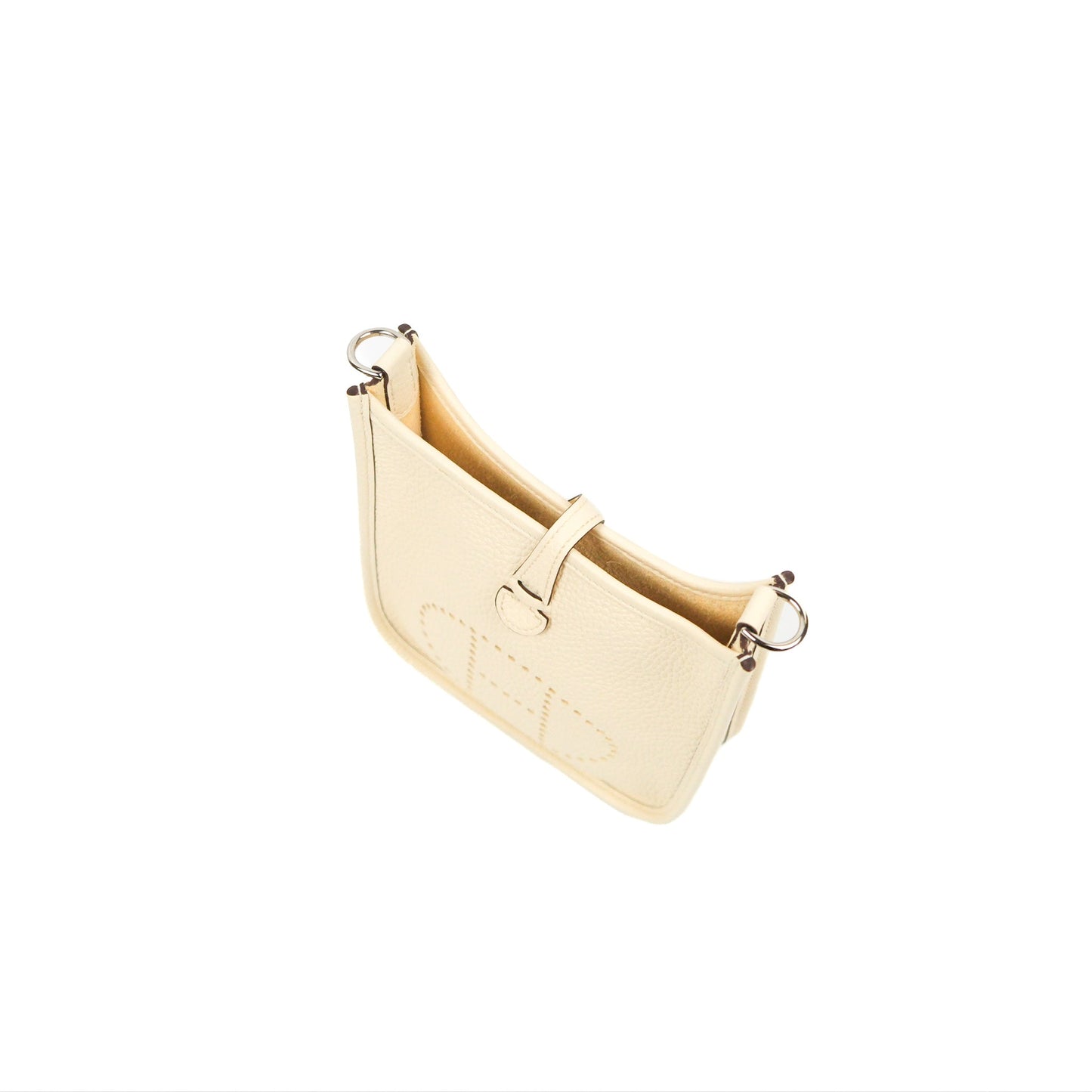 Hermès Mini Evelyne 16 Nata Clemence Palladium Hardware