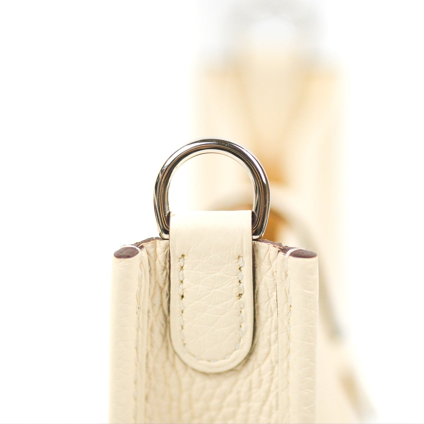 Hermès Mini Evelyne 16 Nata Clemence Palladium Hardware