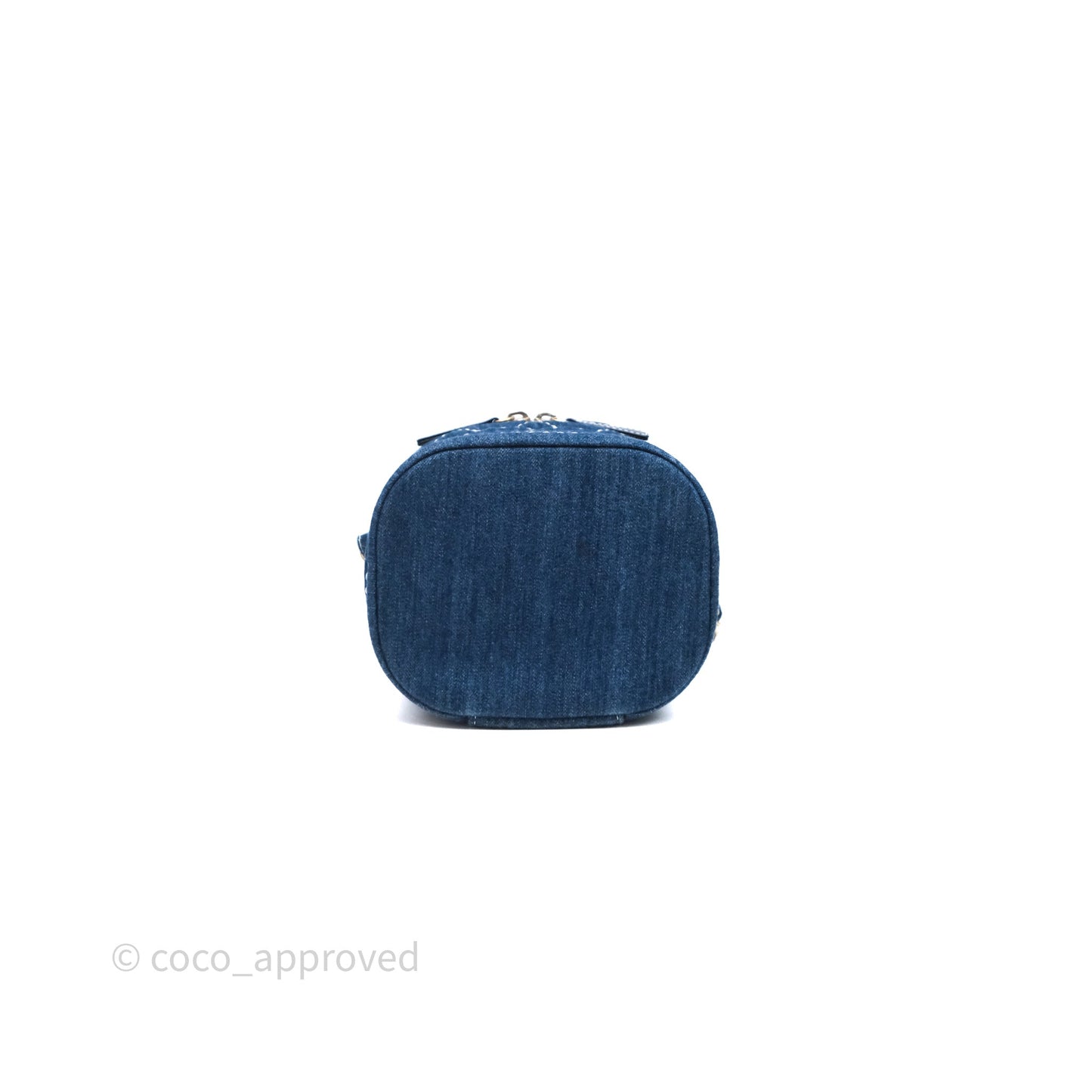 Chanel Quilted Trip Vanity Denim Aged Gold Hardware 20C