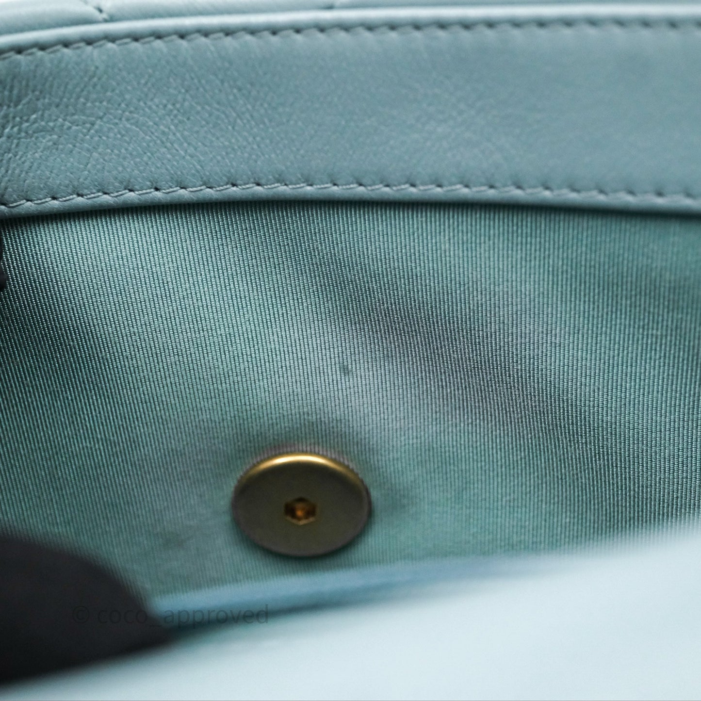 Chanel 19 Small Blue Mixed Hardware