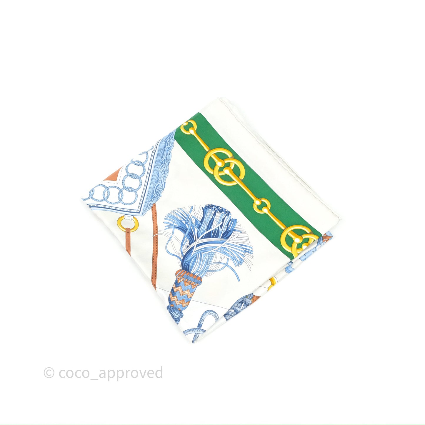 Hermès Cliquetis Silk Scarf 90