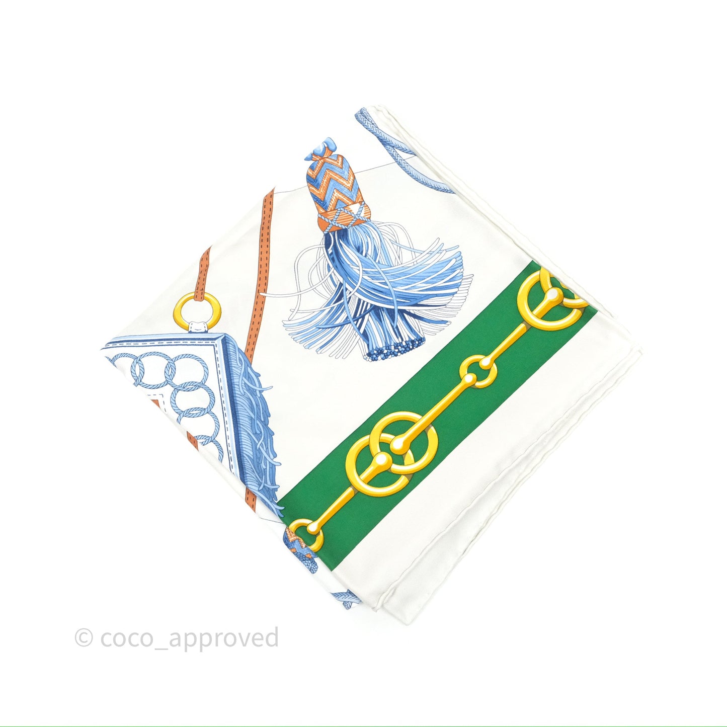 Hermès Cliquetis Silk Scarf 90