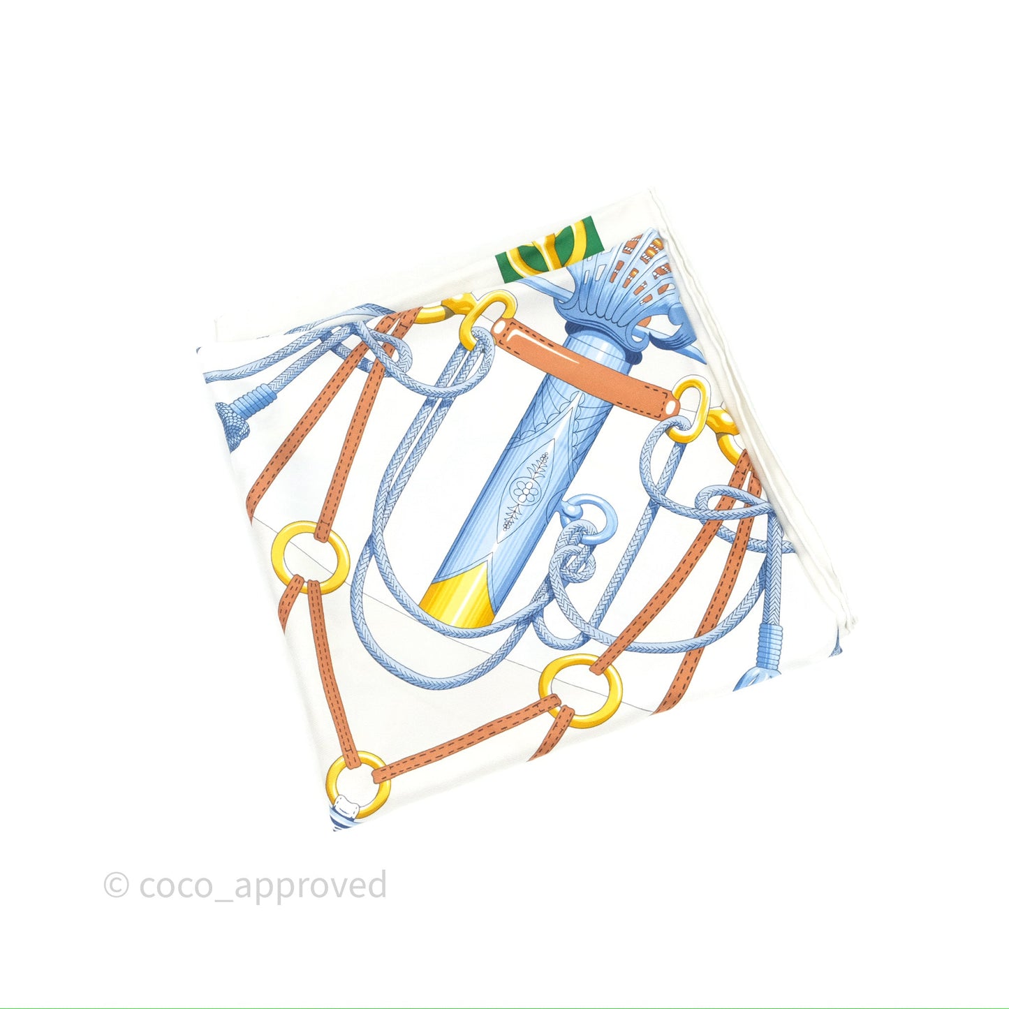Hermès Cliquetis Silk Scarf 90