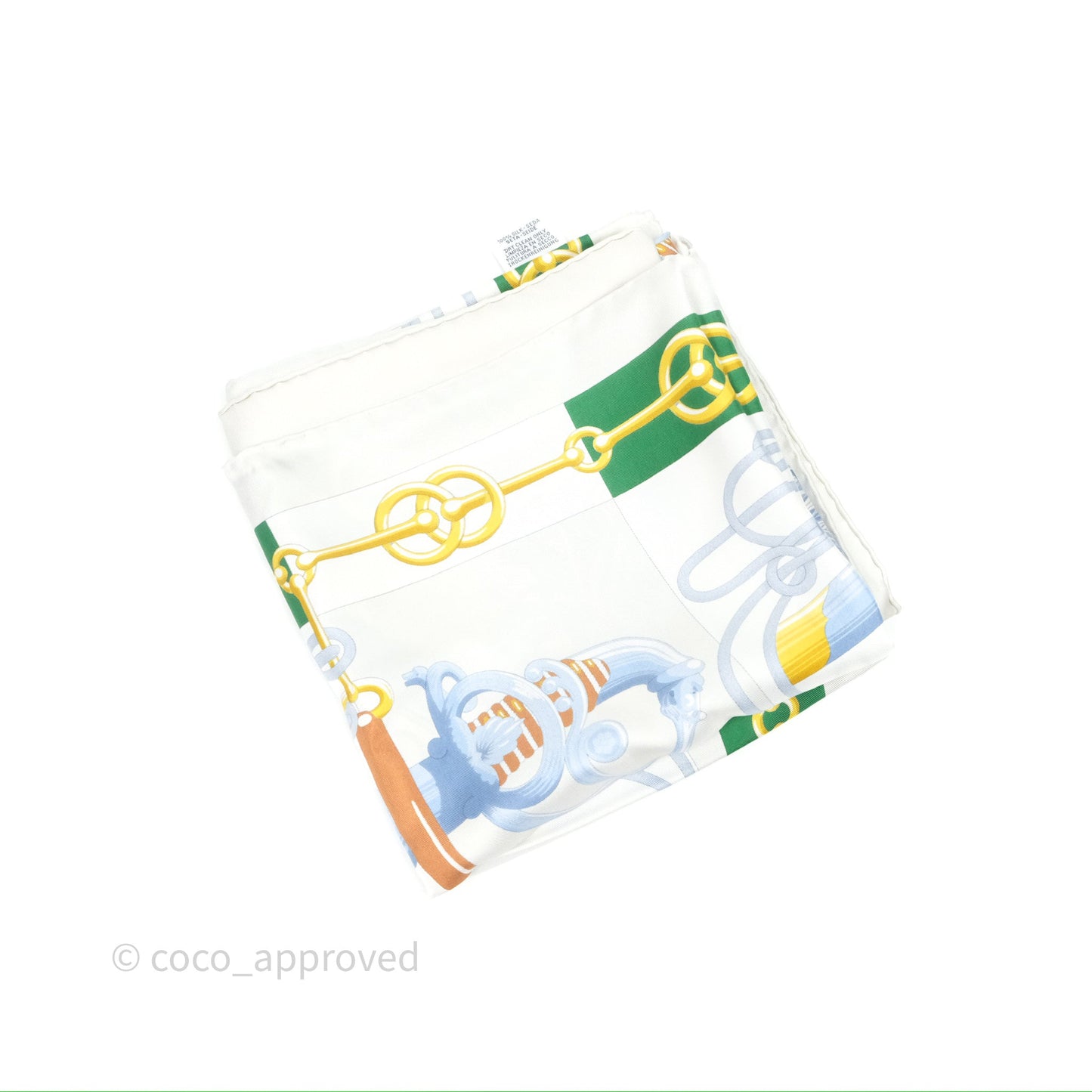 Hermès Cliquetis Silk Scarf 90