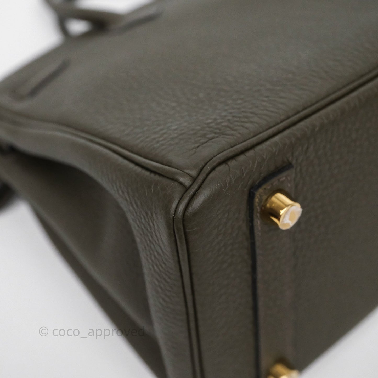 Hermès Birkin 25 Vert de Gris C6 Togo Gold Hardware