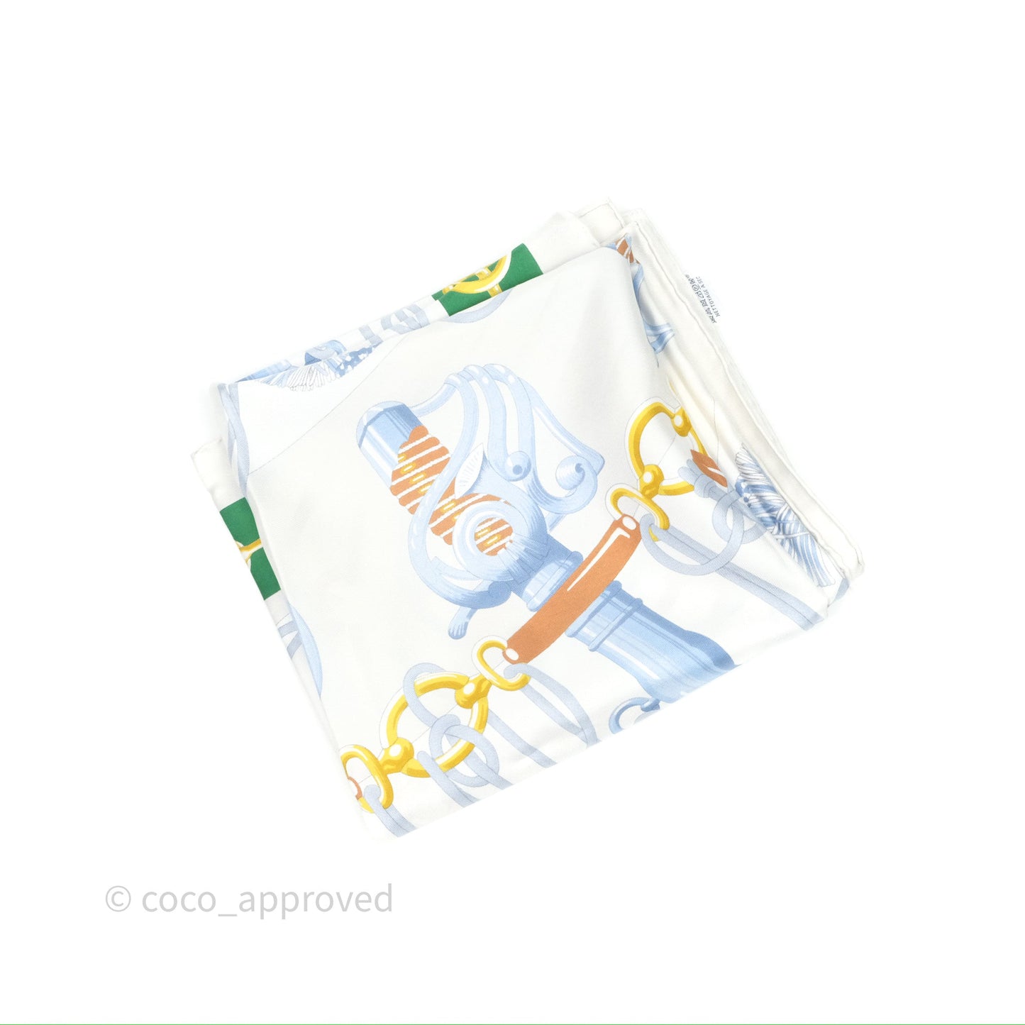 Hermès Cliquetis Silk Scarf 90