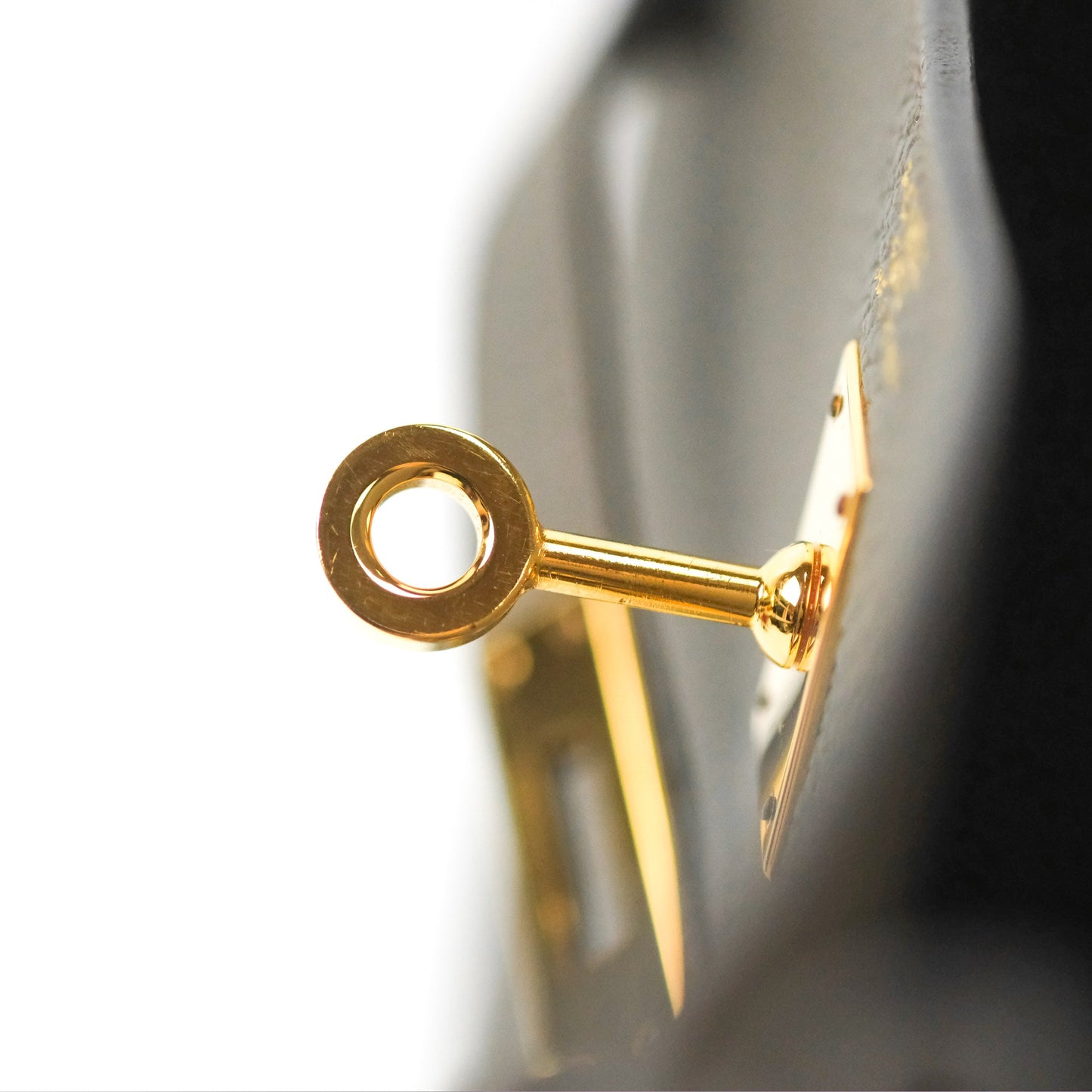 Hermès Retourne Kelly 25 Gris Etain 8F Togo Gold Hardware