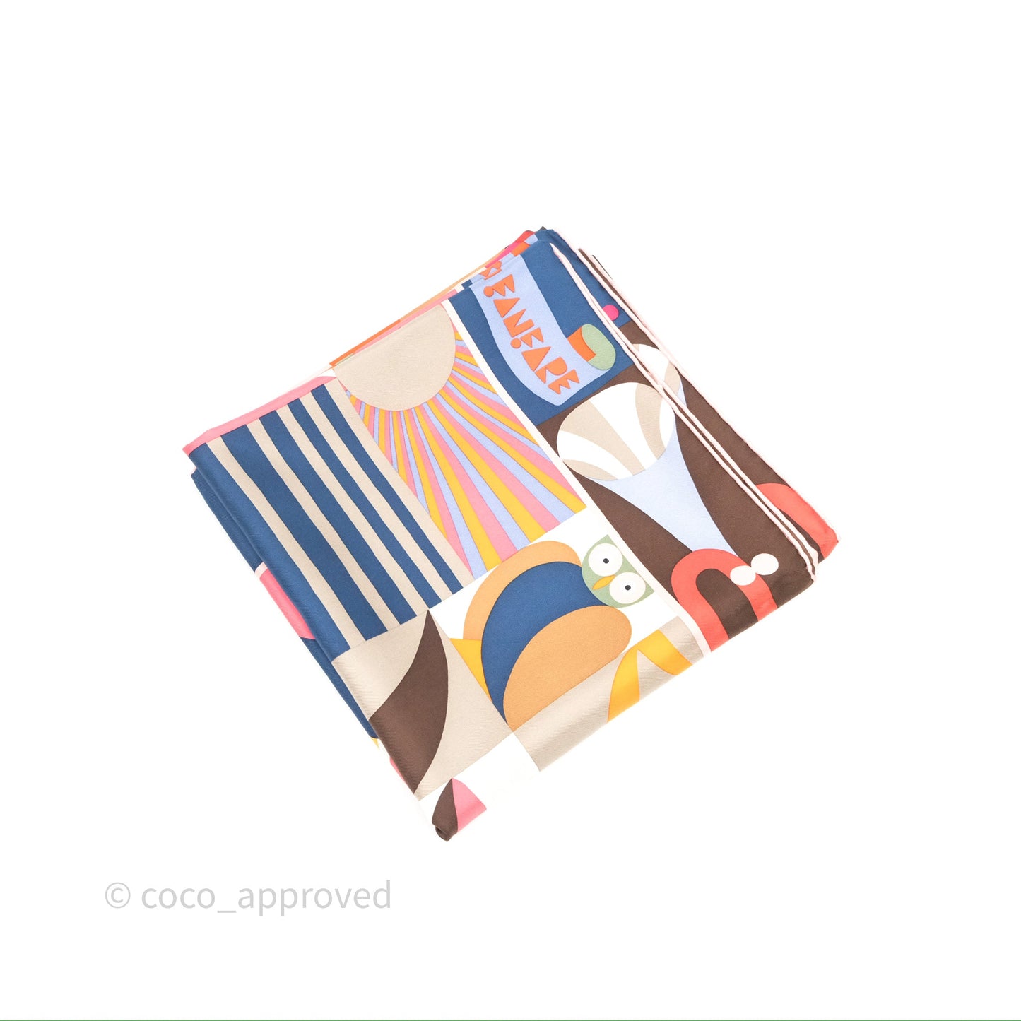Hermès Parade En Fanfare Scarf 90
