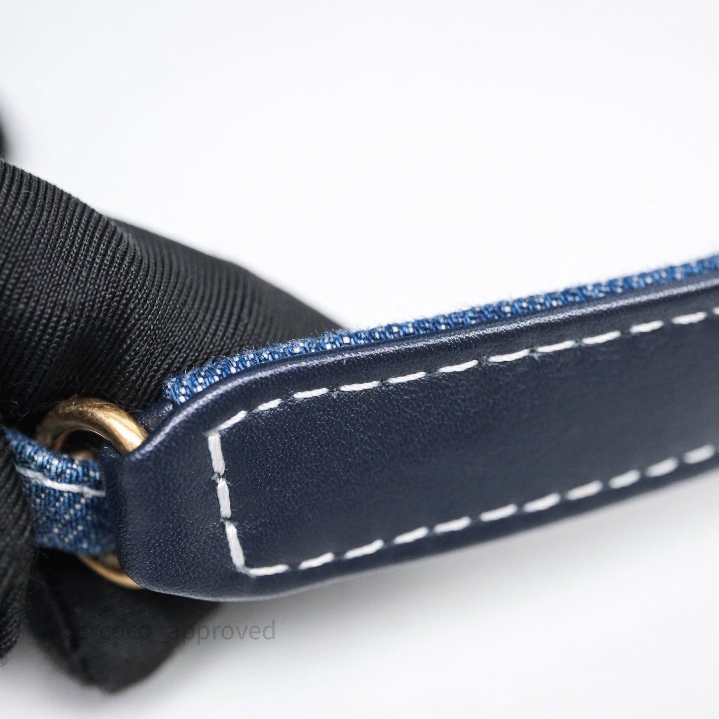 Chanel Quilted Trip Vanity Denim Aged Gold Hardware 20C