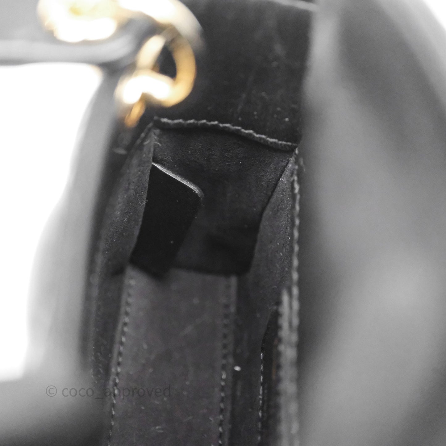 Christian Dior Micro Lady Dior Cannage Black Lambskin Gold Hardware