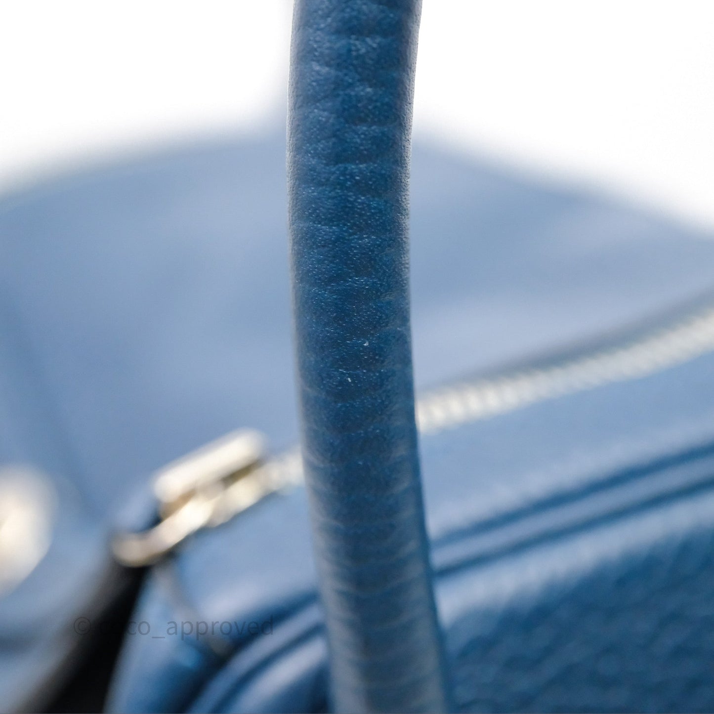Hermès Lindy 30 Bleu Colvert 1P Clemence Palladium Hardware