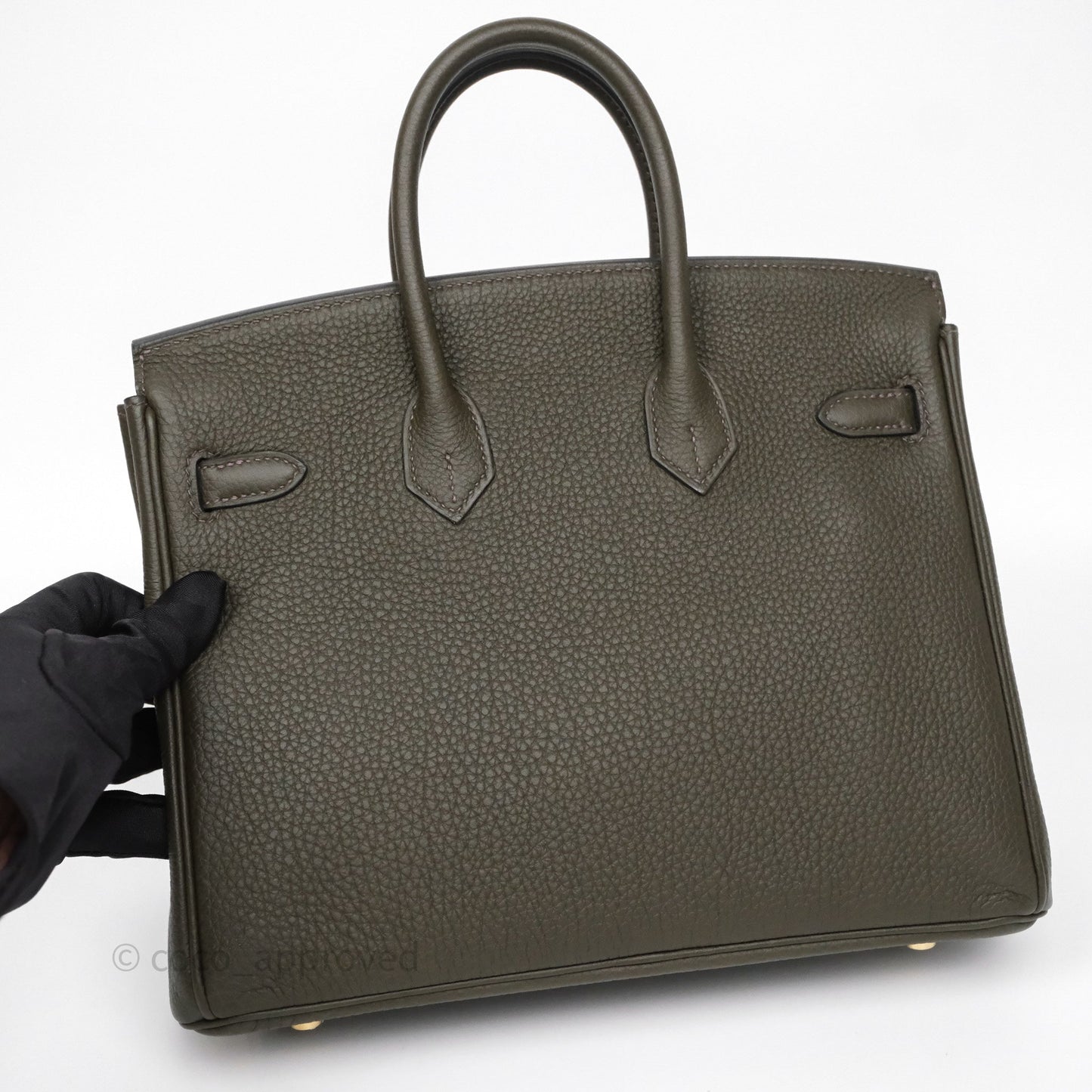 Hermès Birkin 25 Vert de Gris C6 Togo Gold Hardware