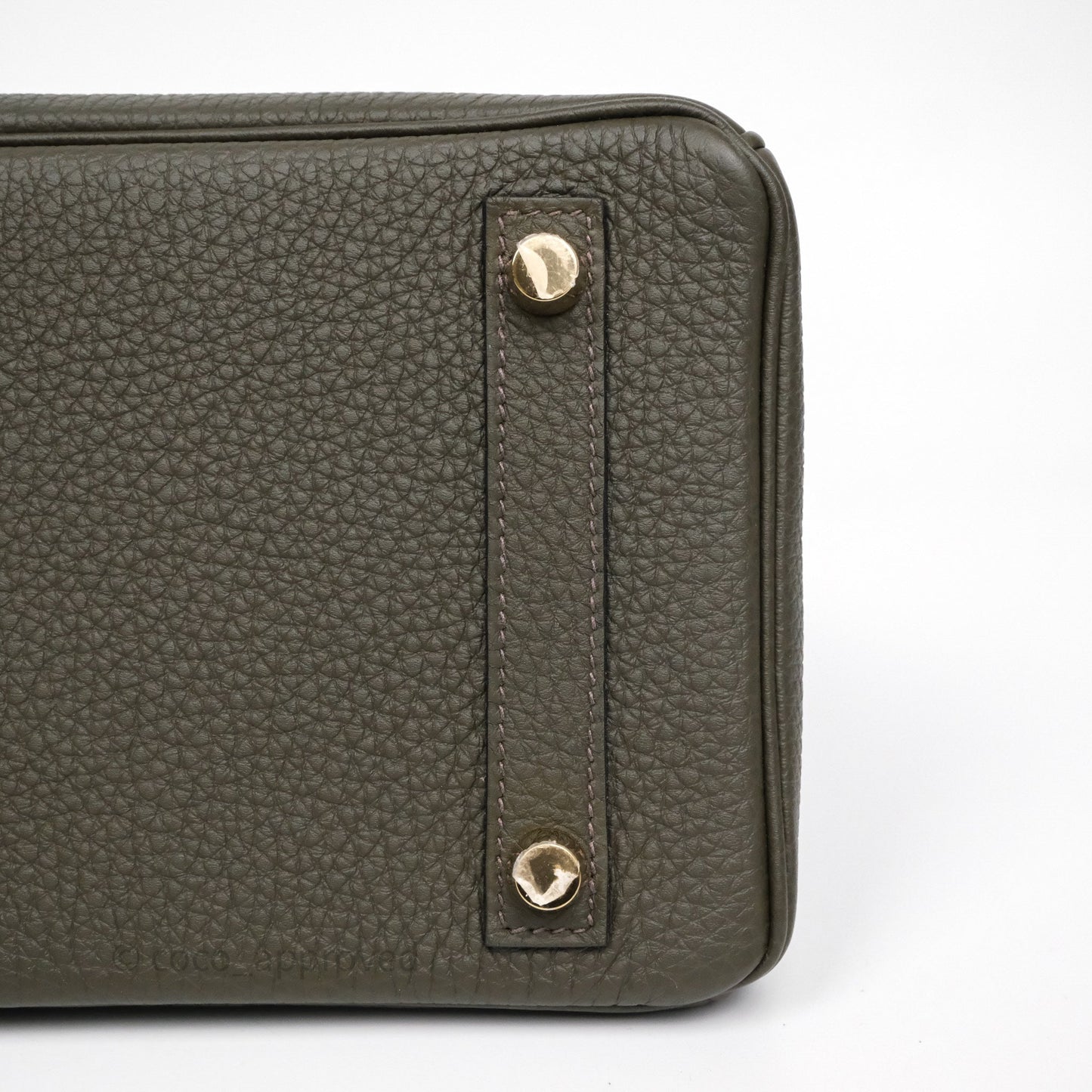 Hermès Birkin 25 Vert de Gris C6 Togo Gold Hardware