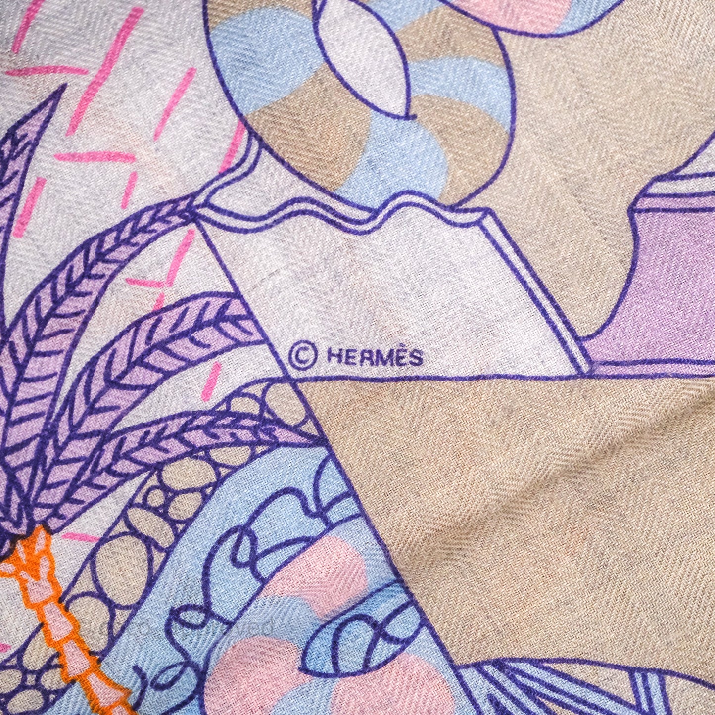 Hermès Splash Park shawl 140