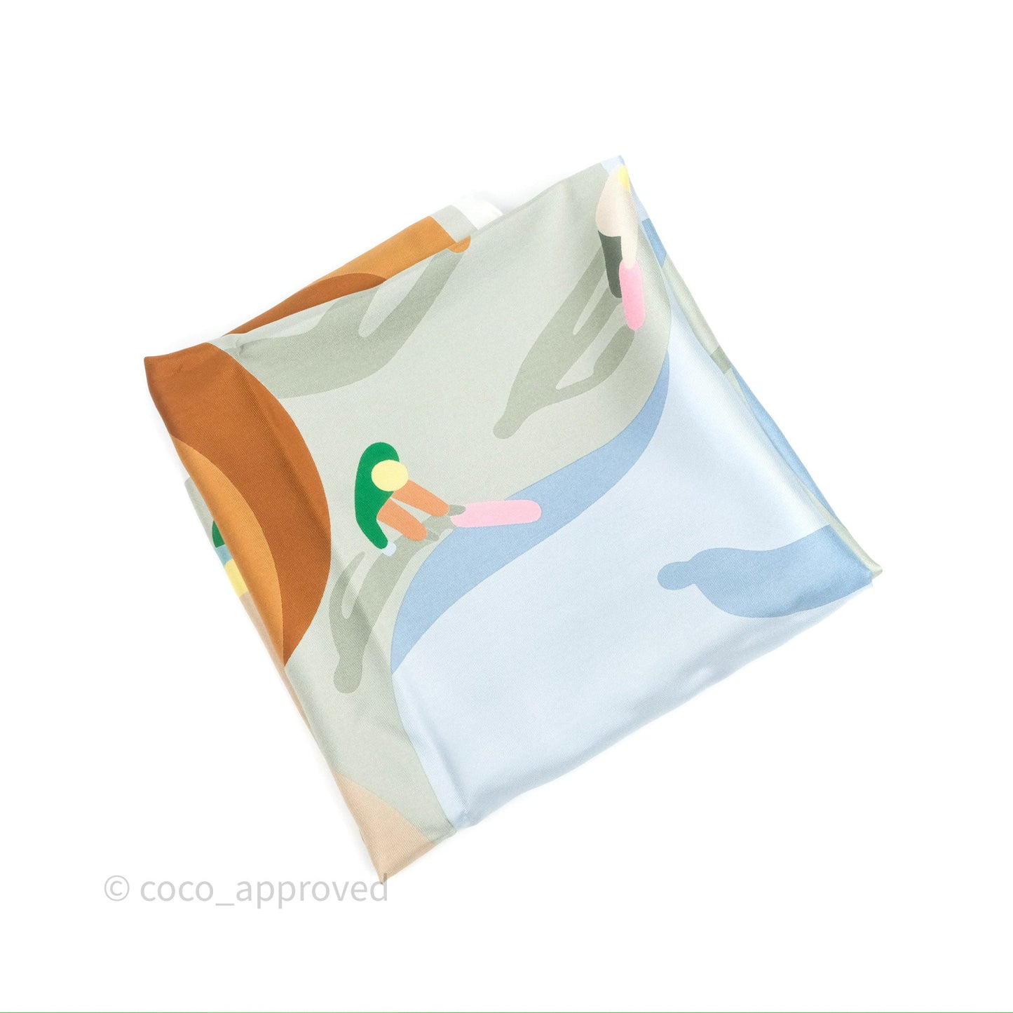 Hermès Figures Libres Scarf 90