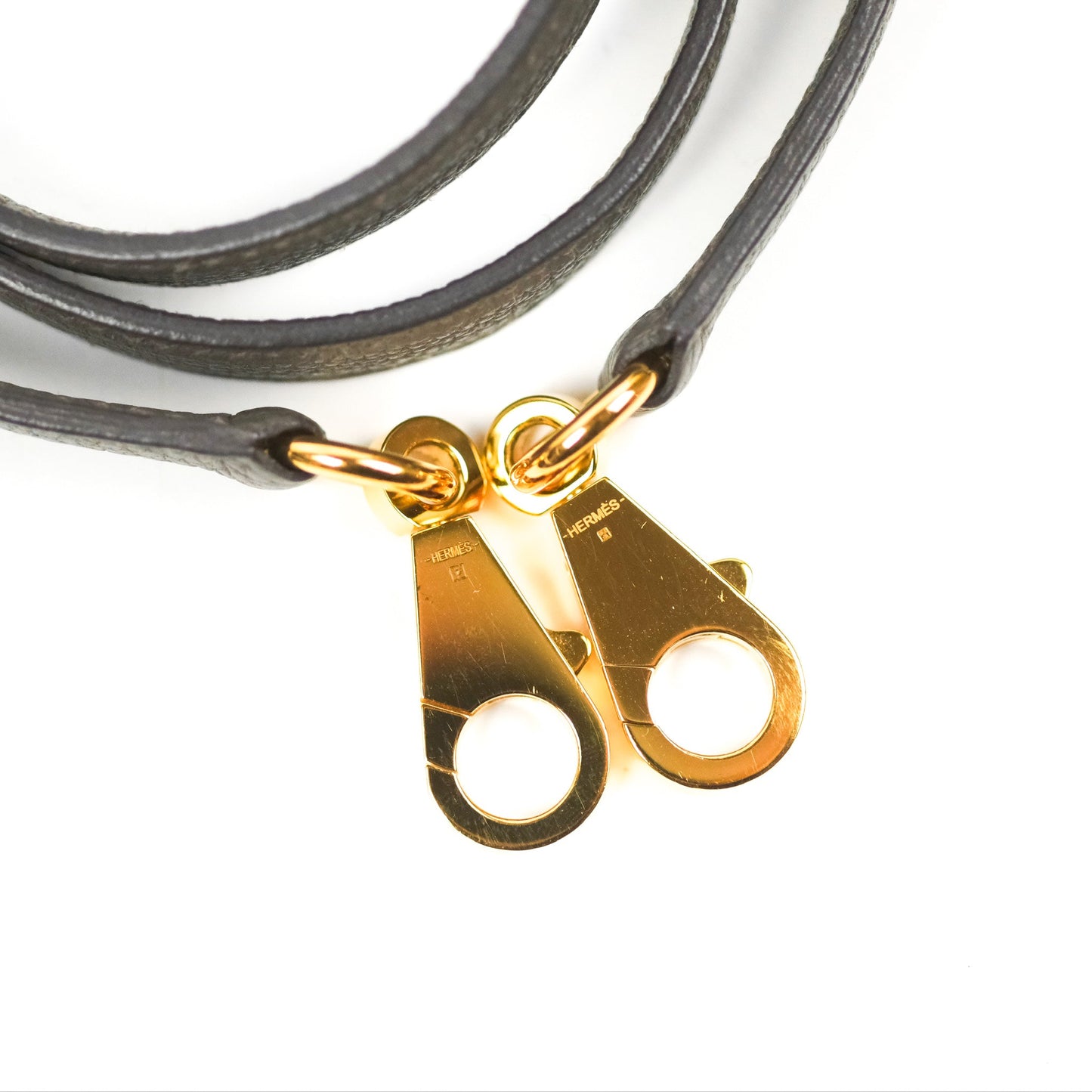 Hermès Retourne Kelly 25 Gris Etain 8F Togo Gold Hardware