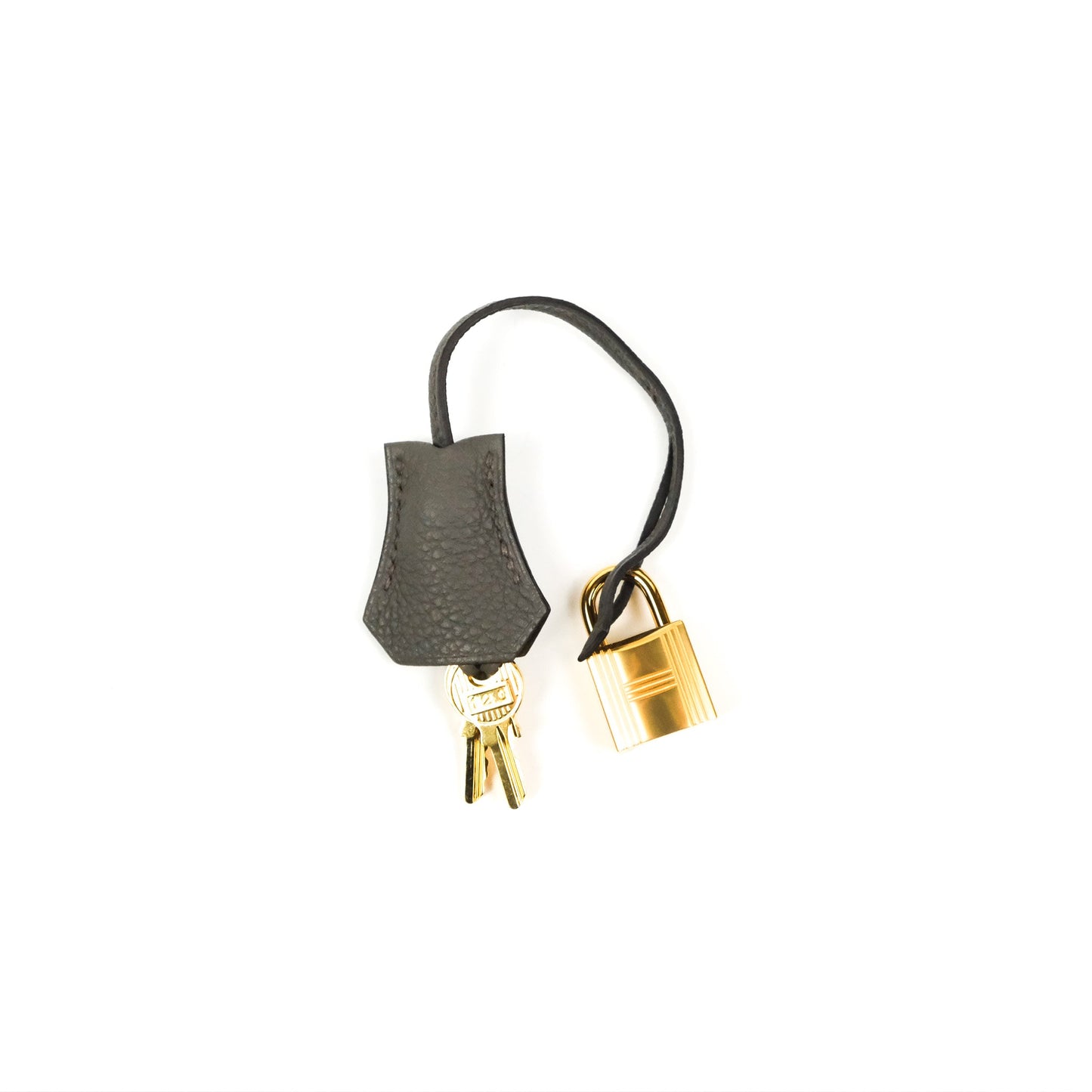 Hermès Retourne Kelly 25 Gris Etain 8F Togo Gold Hardware