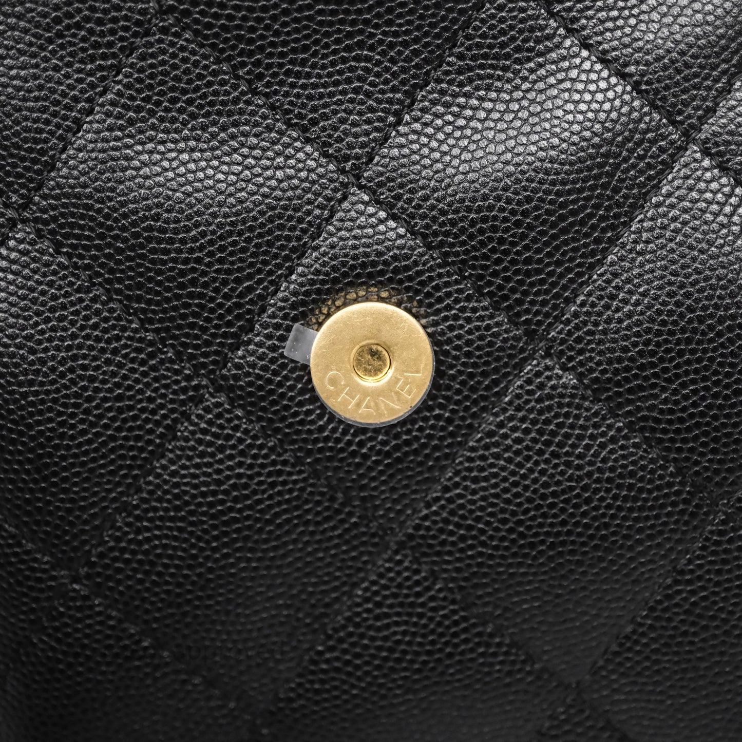 Chanel 25 Small Black Caviar Aged Gold Hardware