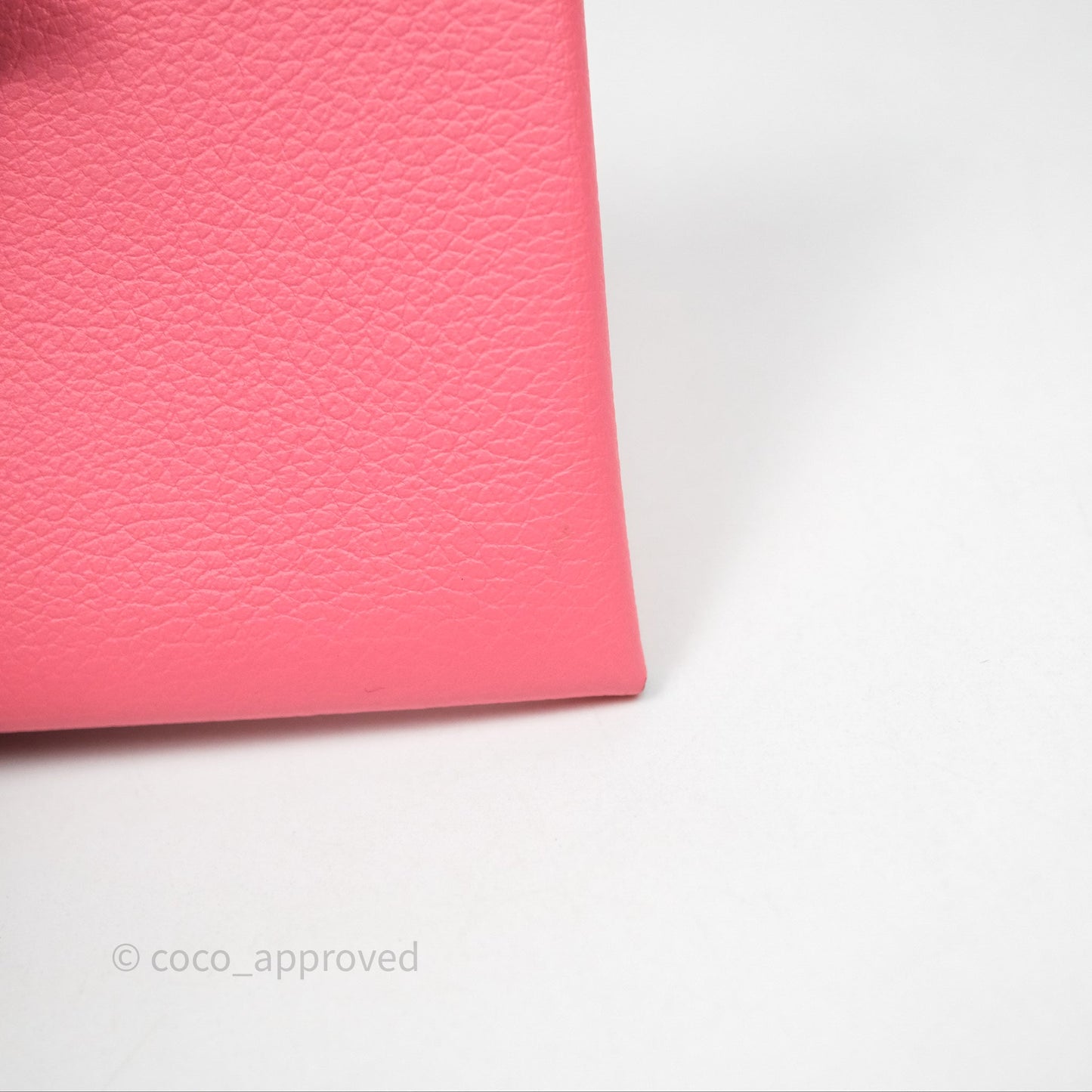 Hermès Bastia Coin Purse Rose Ete K4 Evercolor