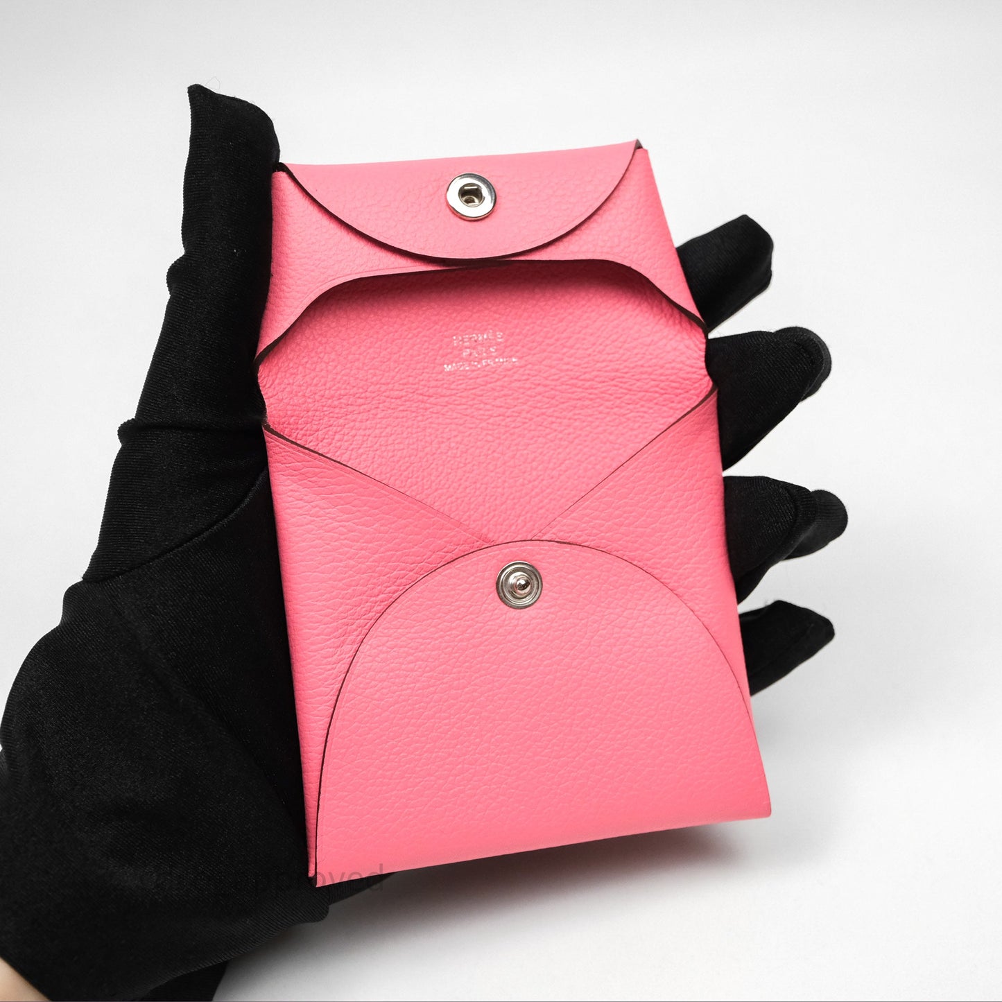 Hermès Bastia Coin Purse Rose Ete K4 Evercolor