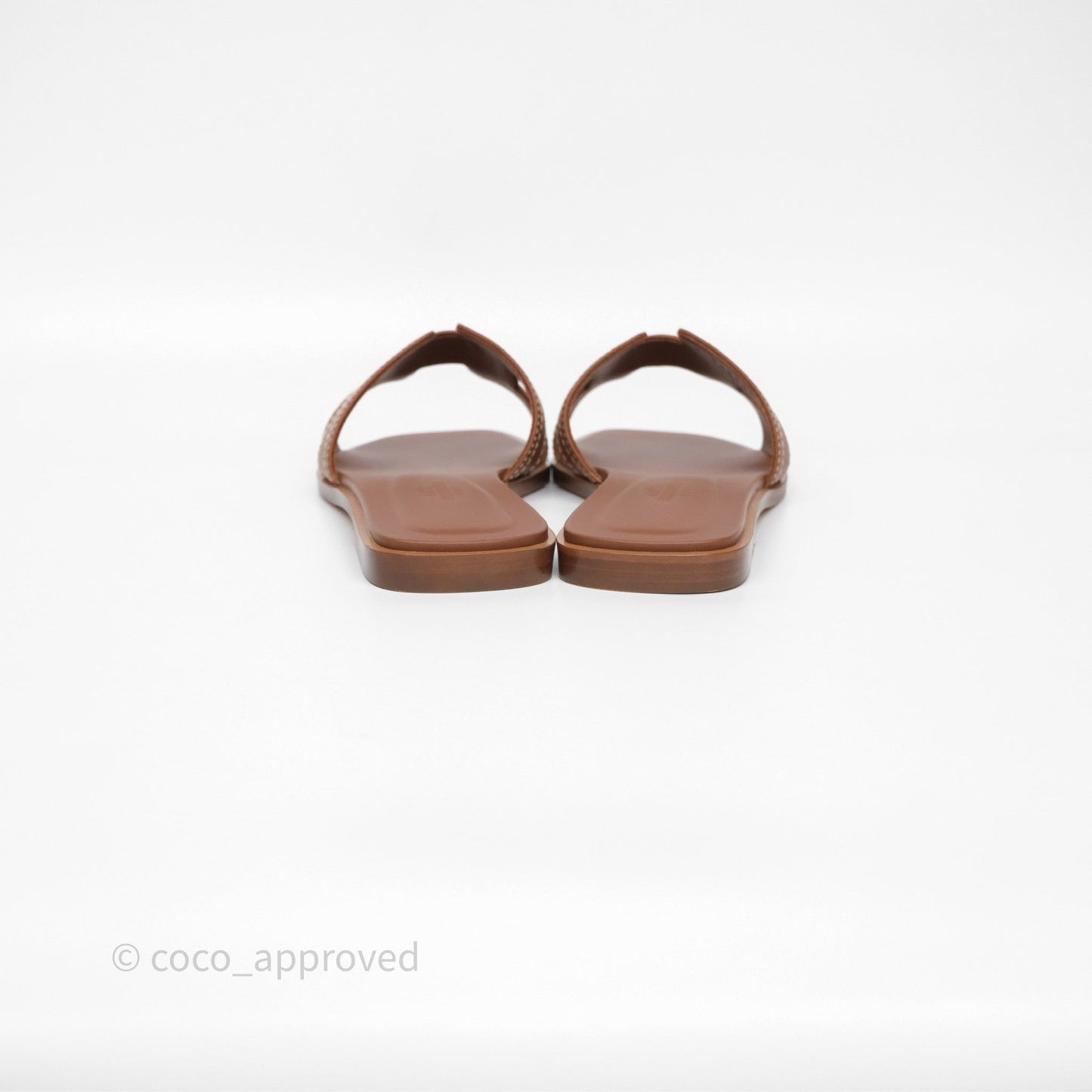 Hermès Oran Sandals in Gold Size 37.5
