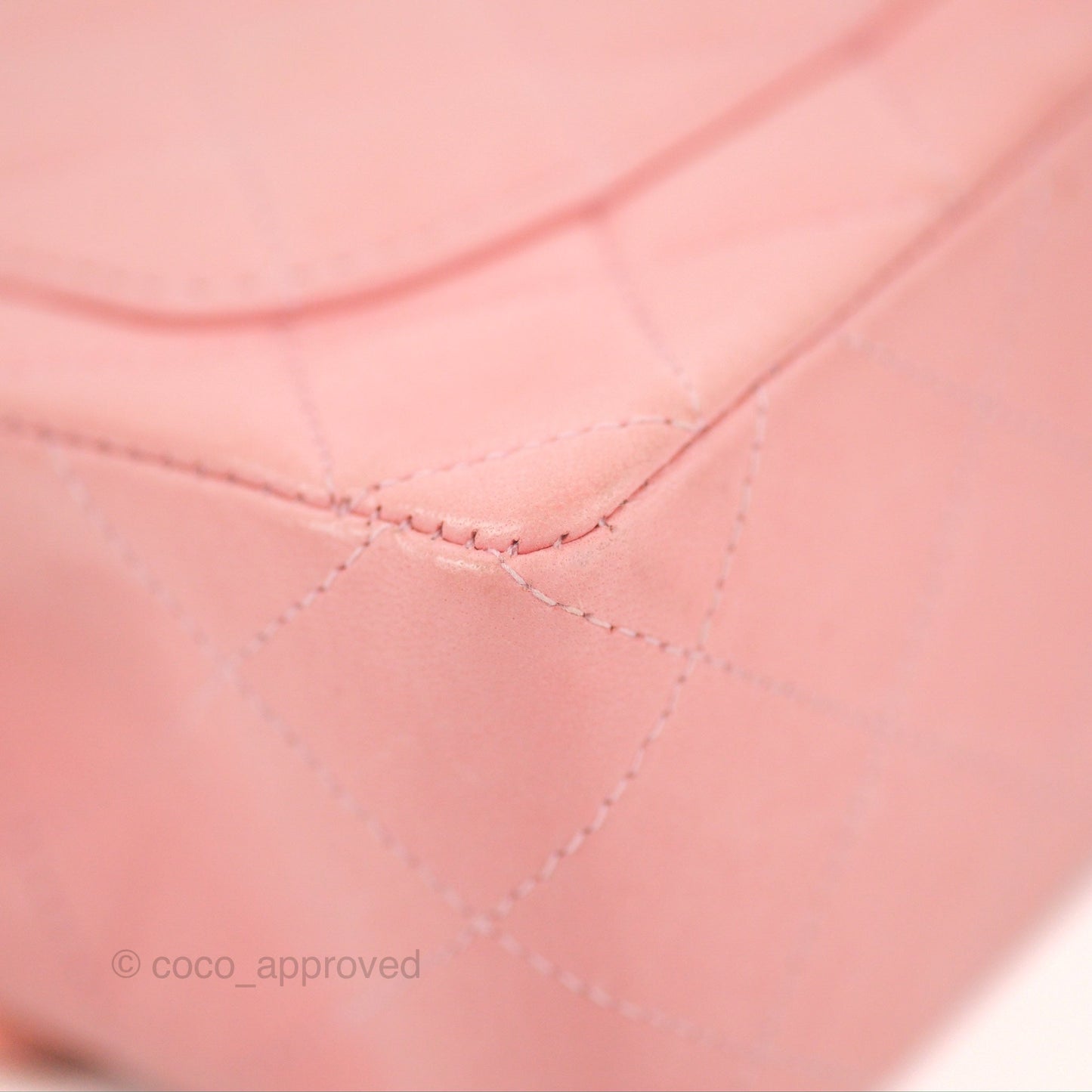 Chanel Quilted Vintage Mini Square Flap Pink Lambskin 24K Gold Hardware