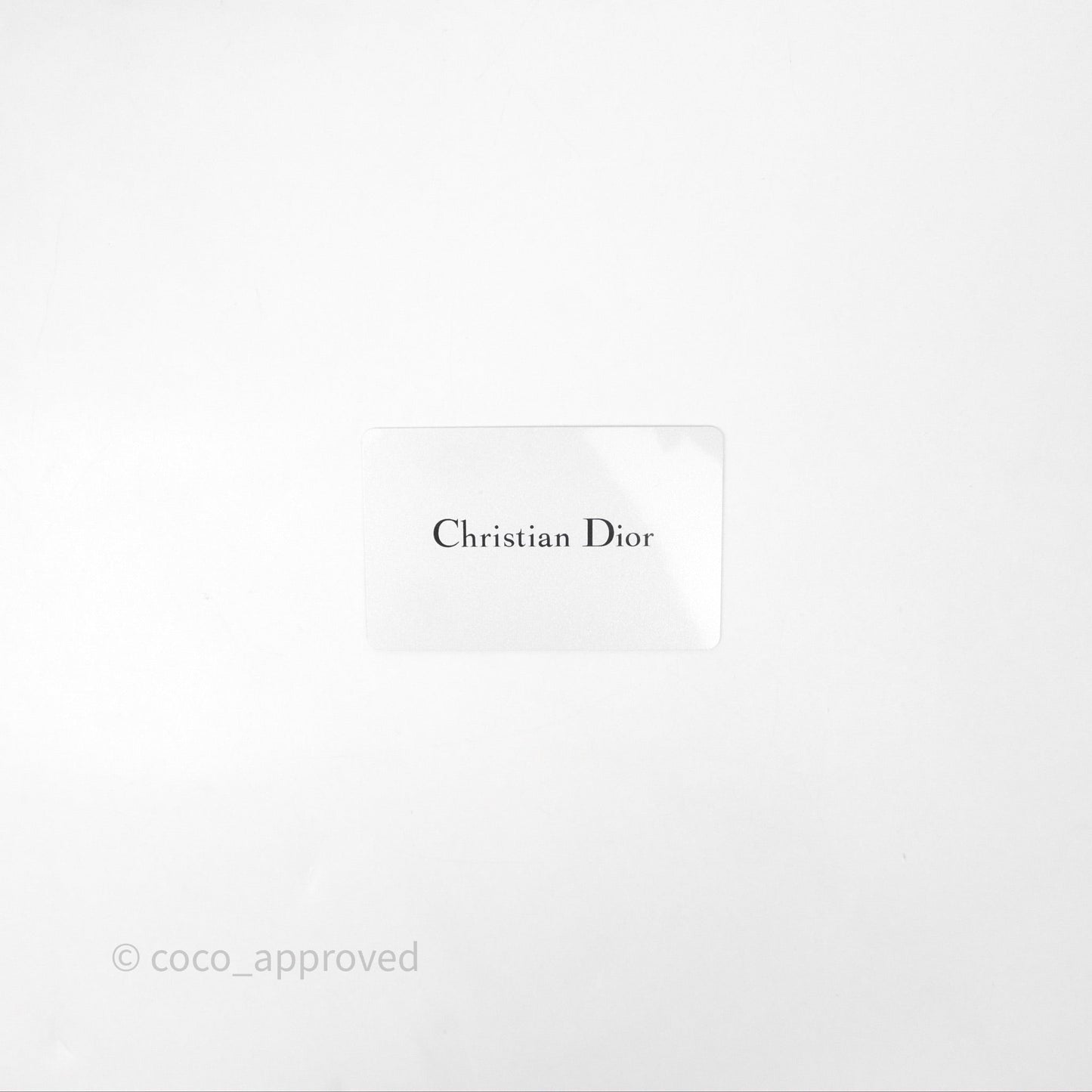 Christian Dior Dior Caro Pouch with Chain Blue Macrocannage Denim