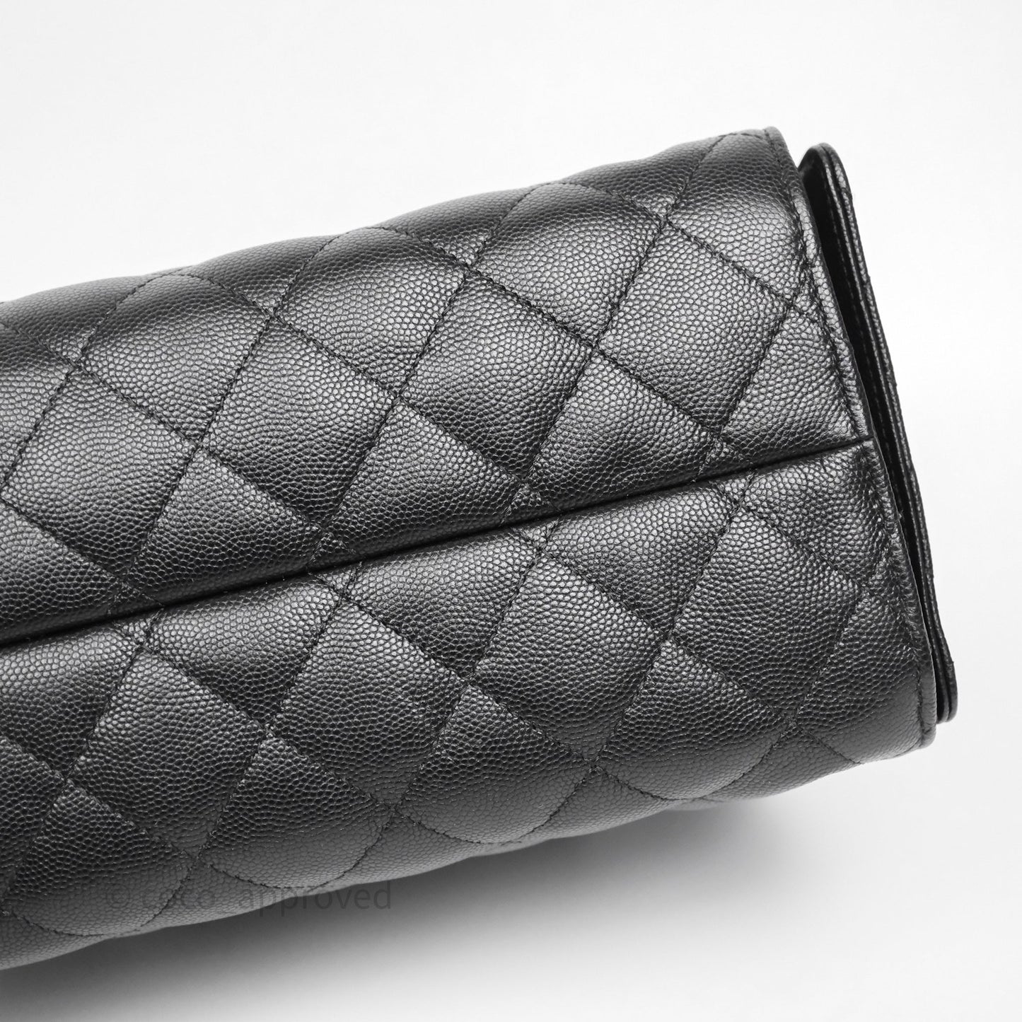 Chanel 25 Small Black Caviar Aged Gold Hardware