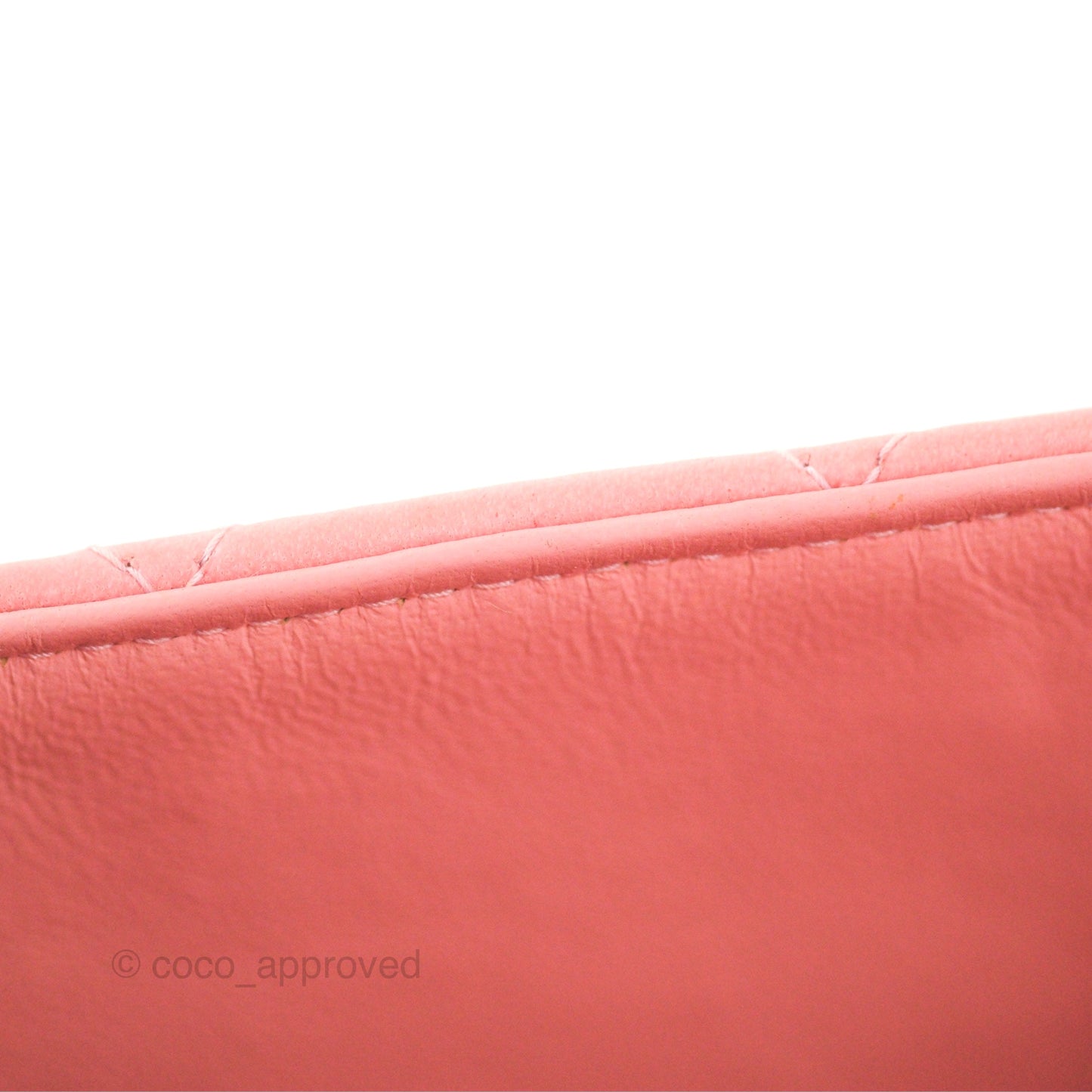 Chanel Quilted Vintage Mini Square Flap Pink Lambskin 24K Gold Hardware