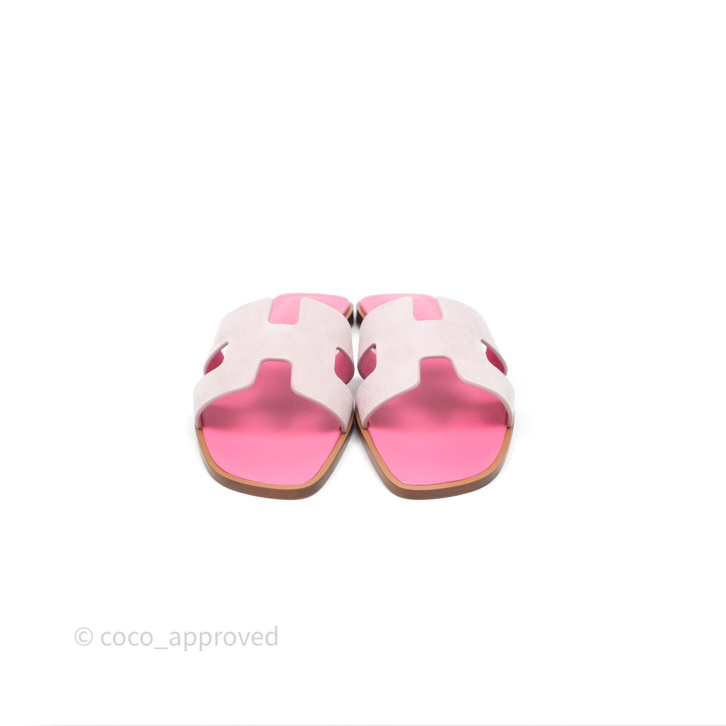Hermès Oran Sandals in Pink Size 37
