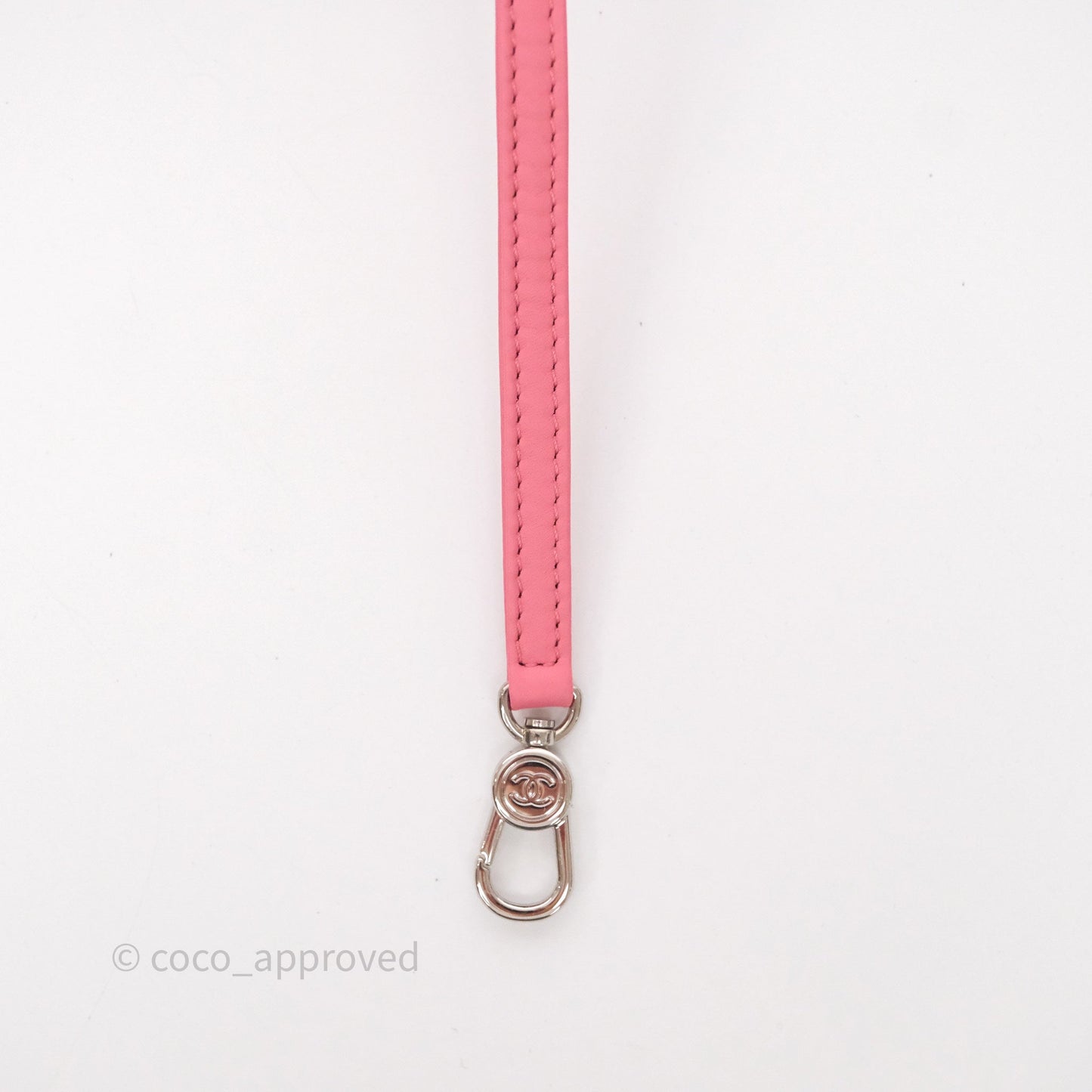 Chanel New Small Deauville Tote Pink Cotton Sliver Hardware